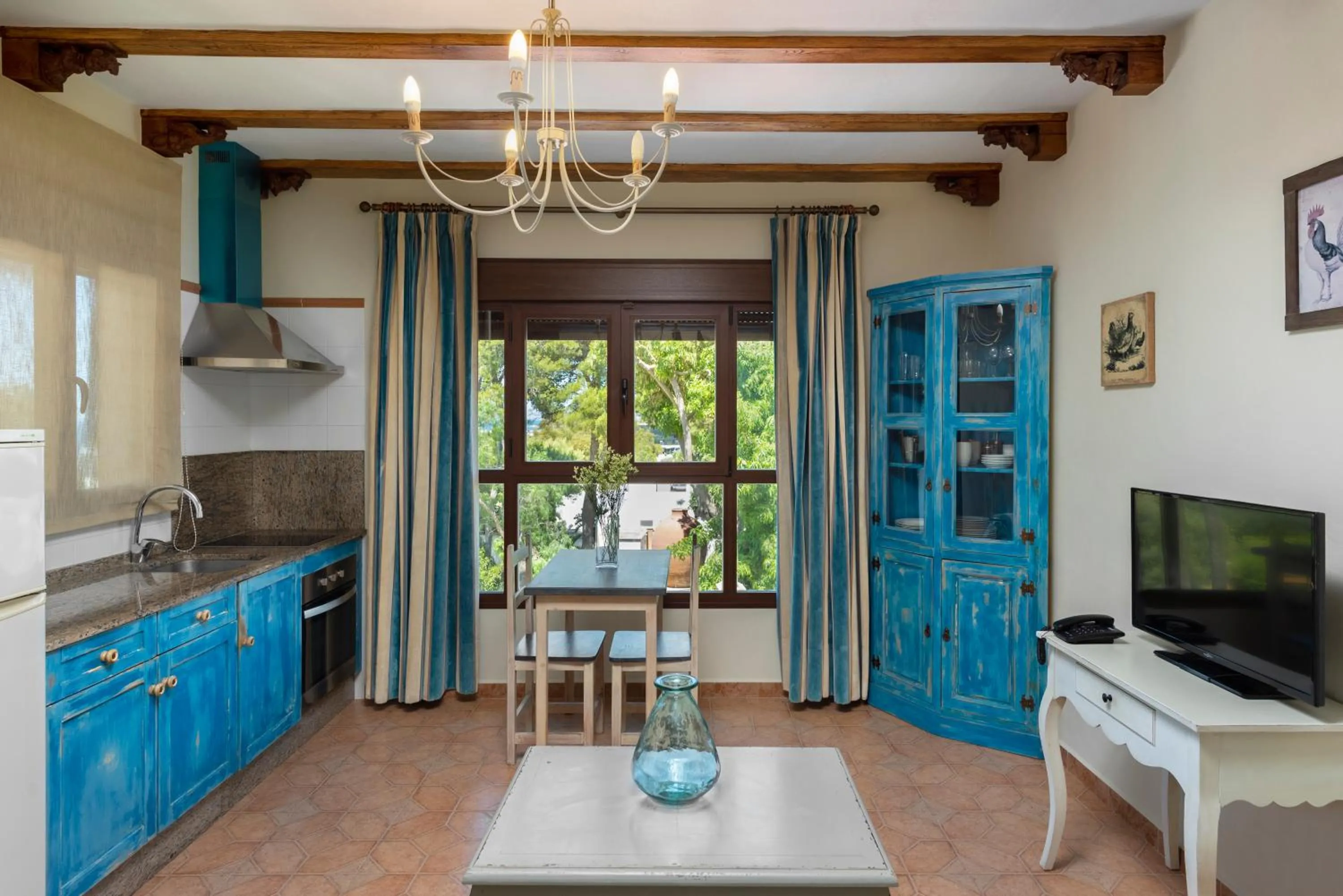 Garden view in Suites Cortijo Fontanilla