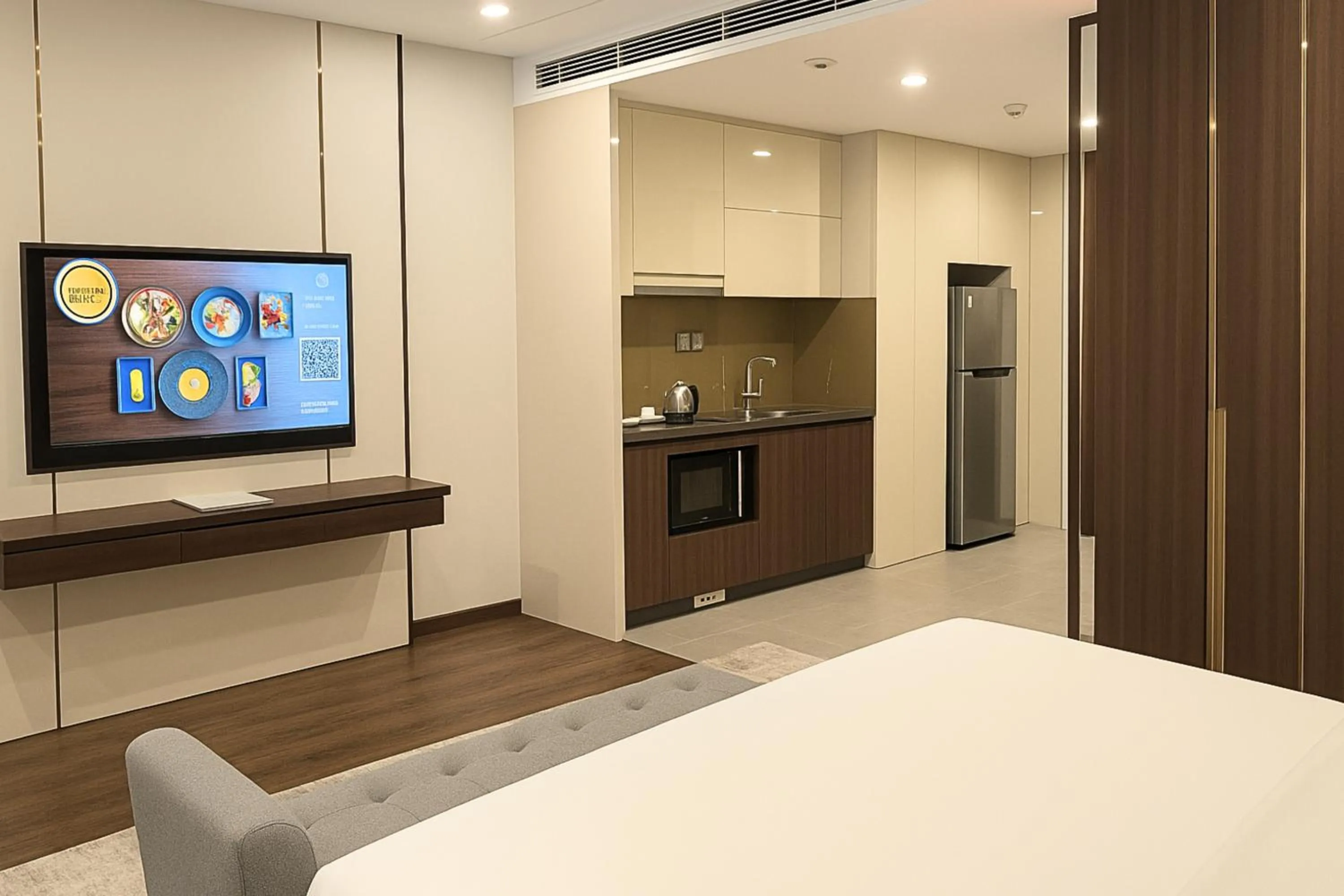 Bedroom, Bed in Grand K Hotel Suites Hanoi