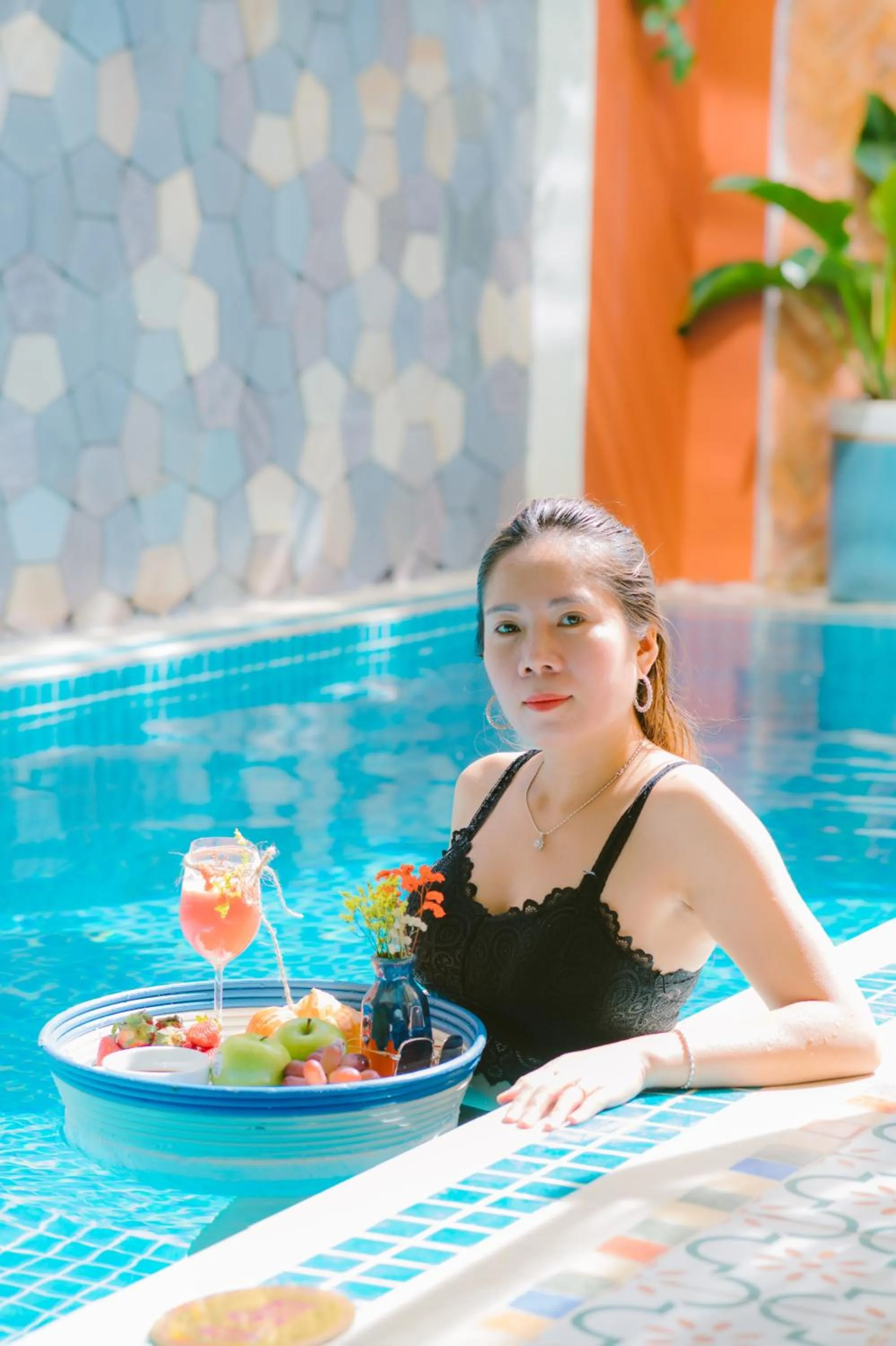 Swimming pool in De'Colore Villa Hoi An
