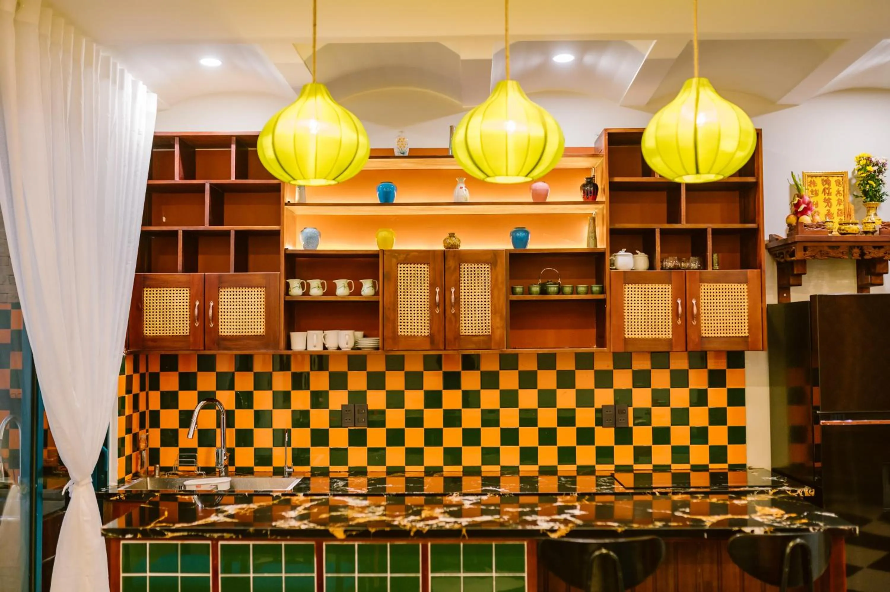 Kitchen or kitchenette in De'Colore Villa Hoi An