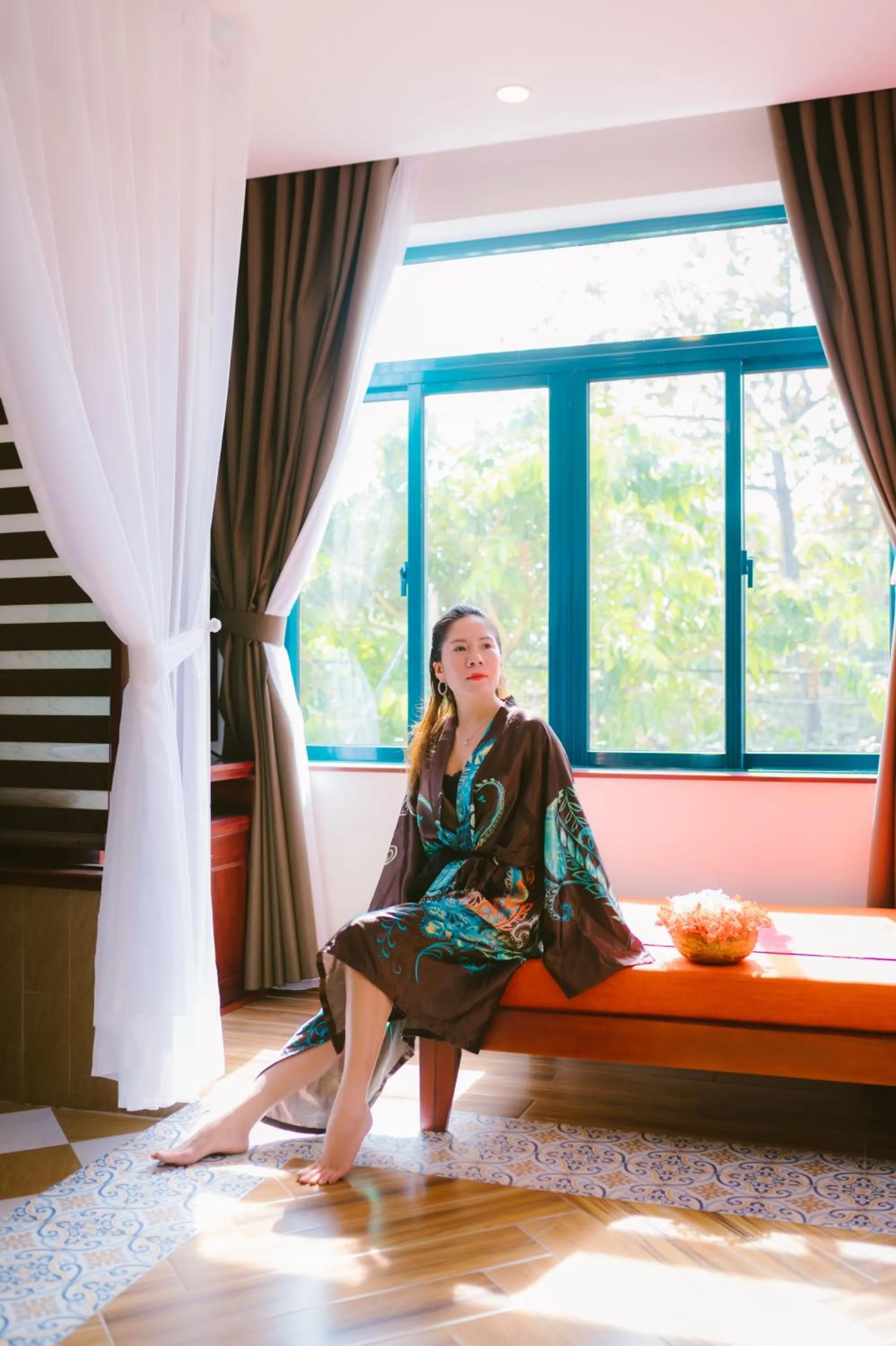 Seating area in De'Colore Villa Hoi An