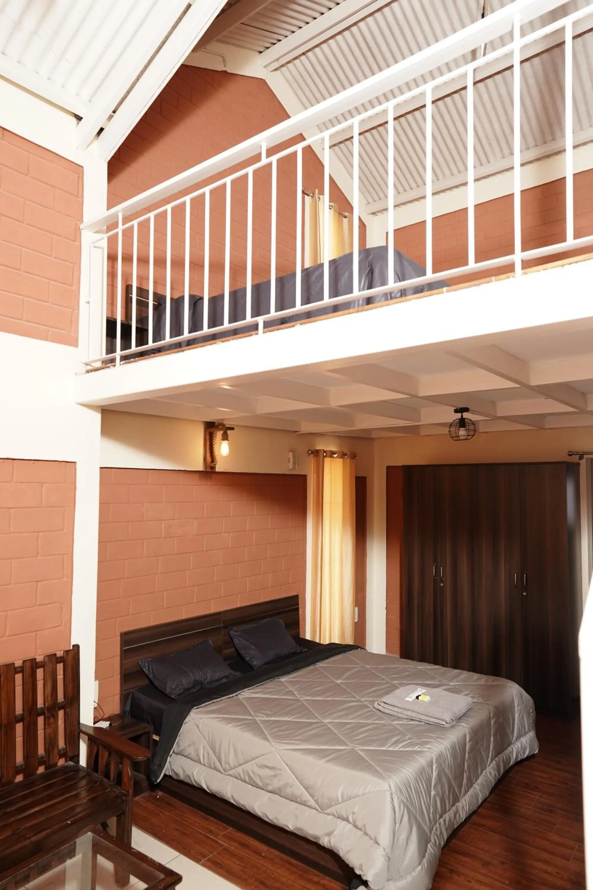 Bed in Tea Leaf Stays by Brown Tree Resorts