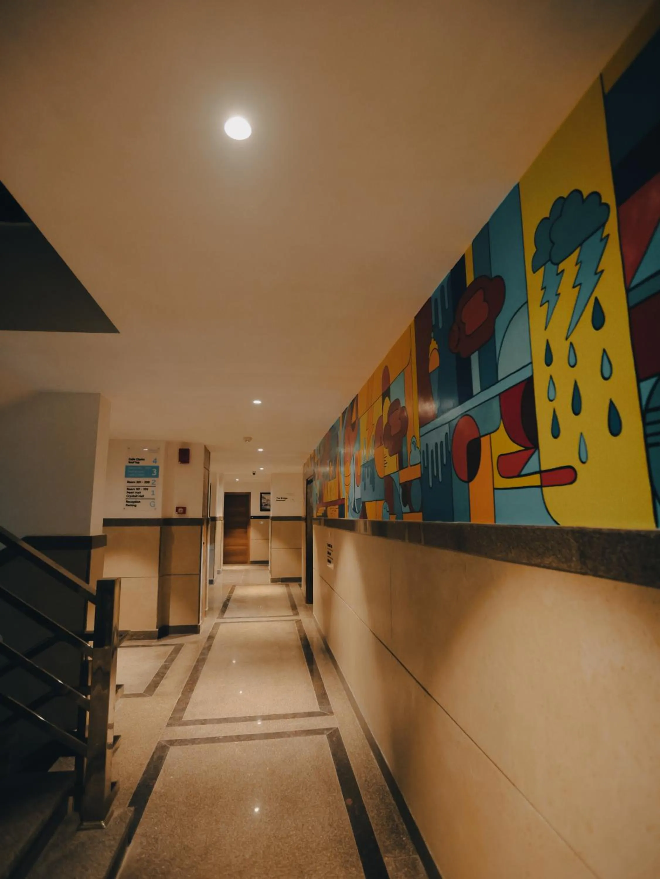 elevator in Clarks Inn Express, Dehradun