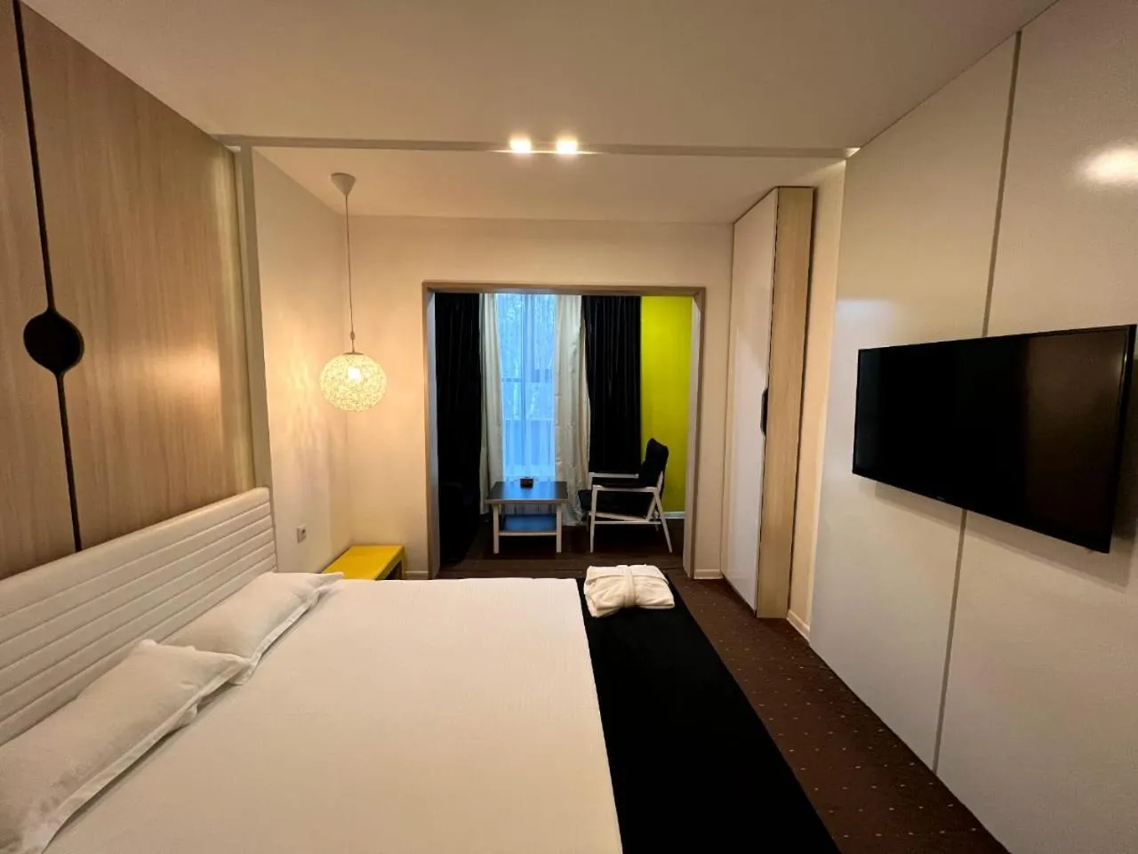 Bed in iO Boutique Hotel Bishkek