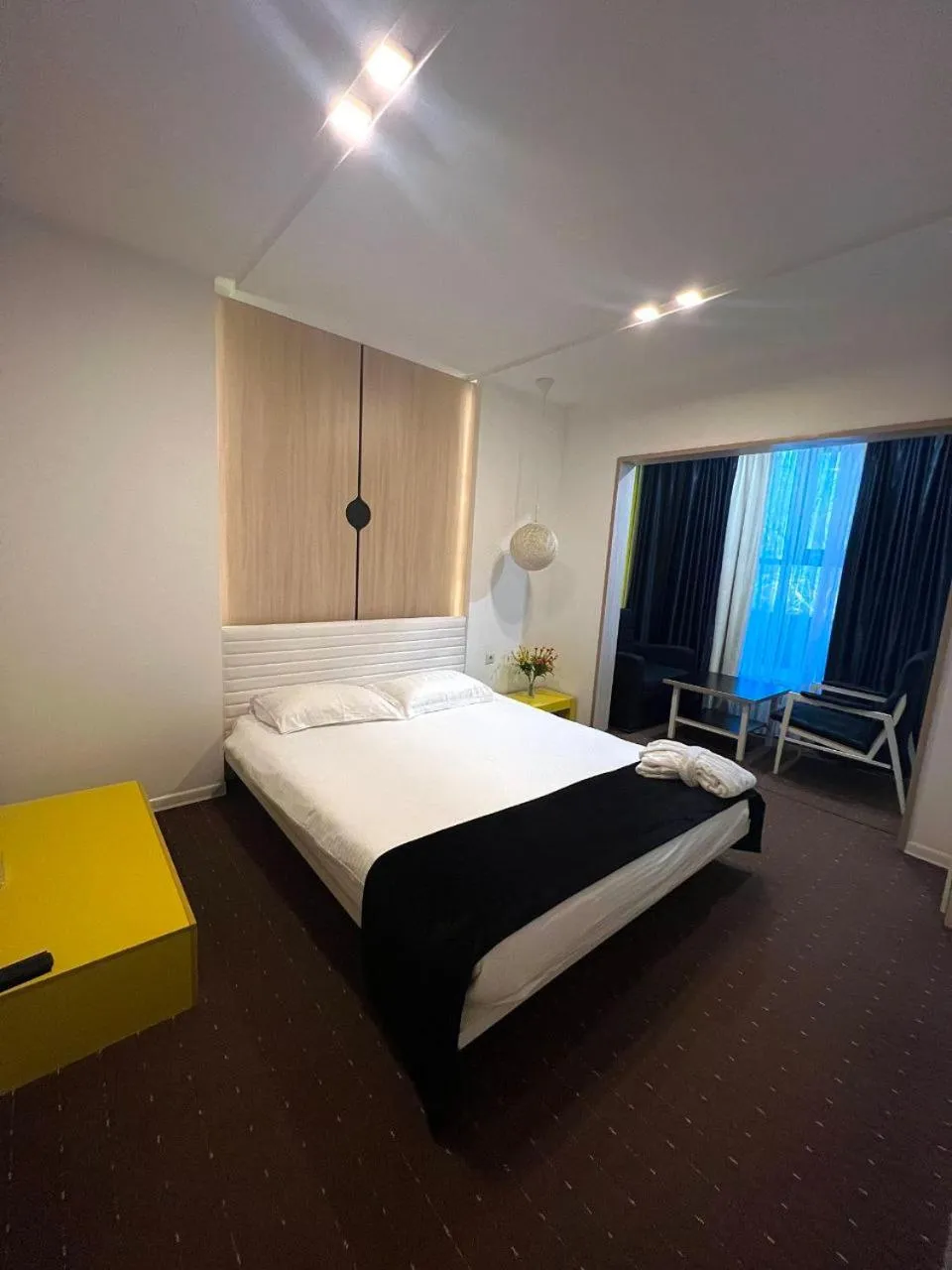 Bed in iO Boutique Hotel Bishkek