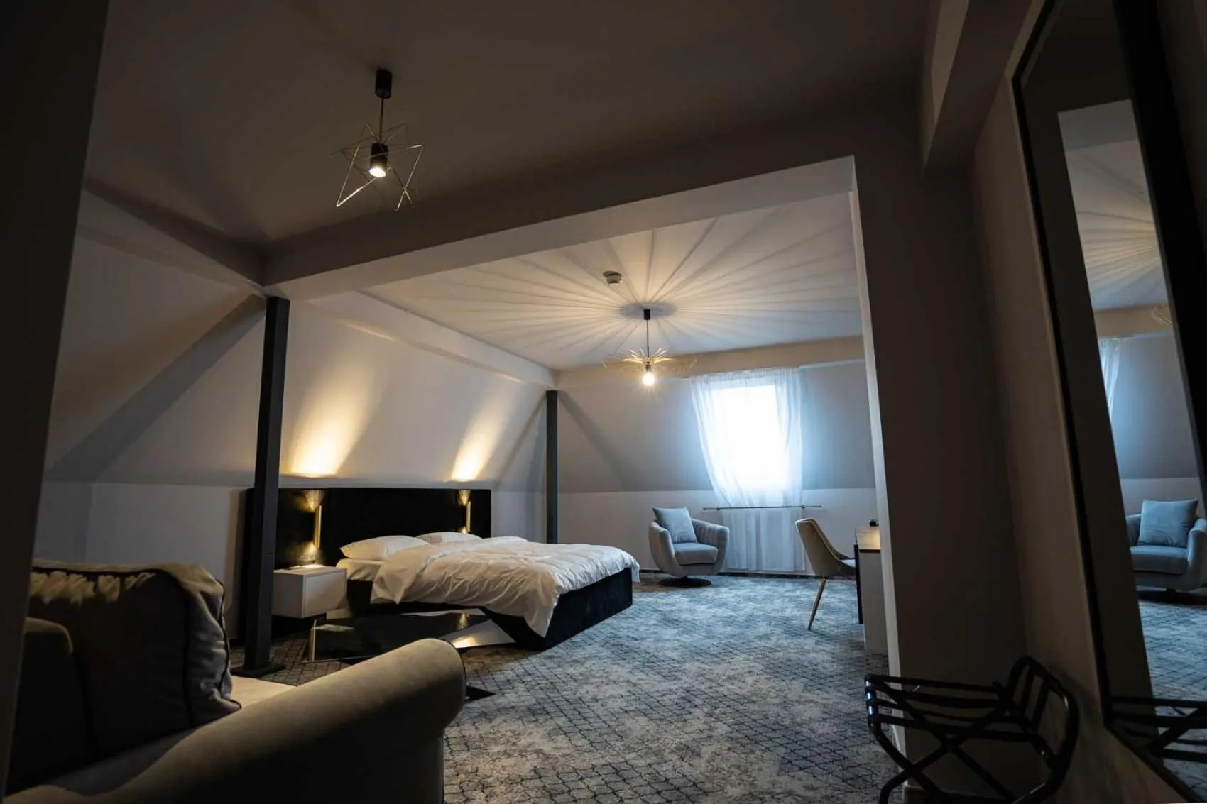 Bed in Hotel Cristal