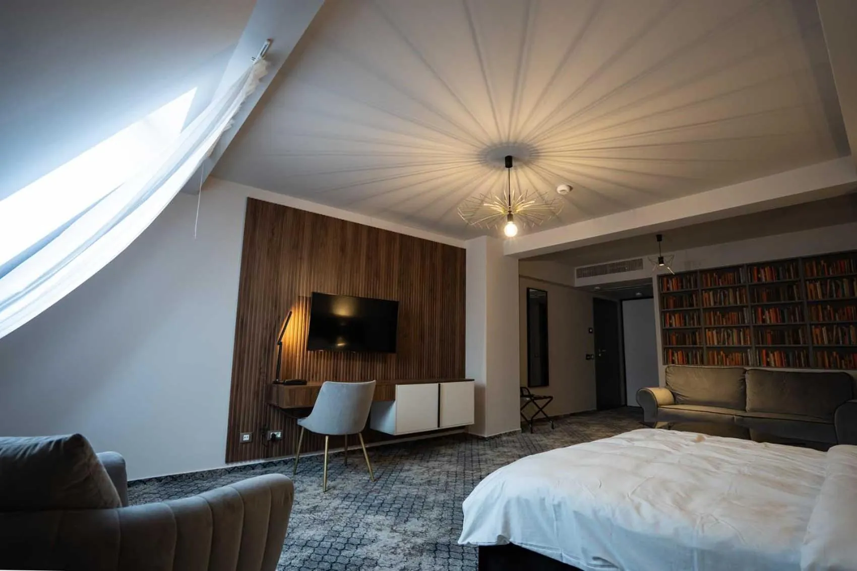 Bed in Hotel Cristal