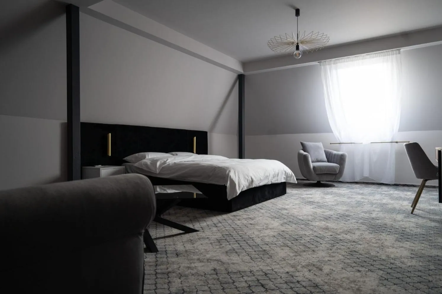 Bed in Hotel Cristal