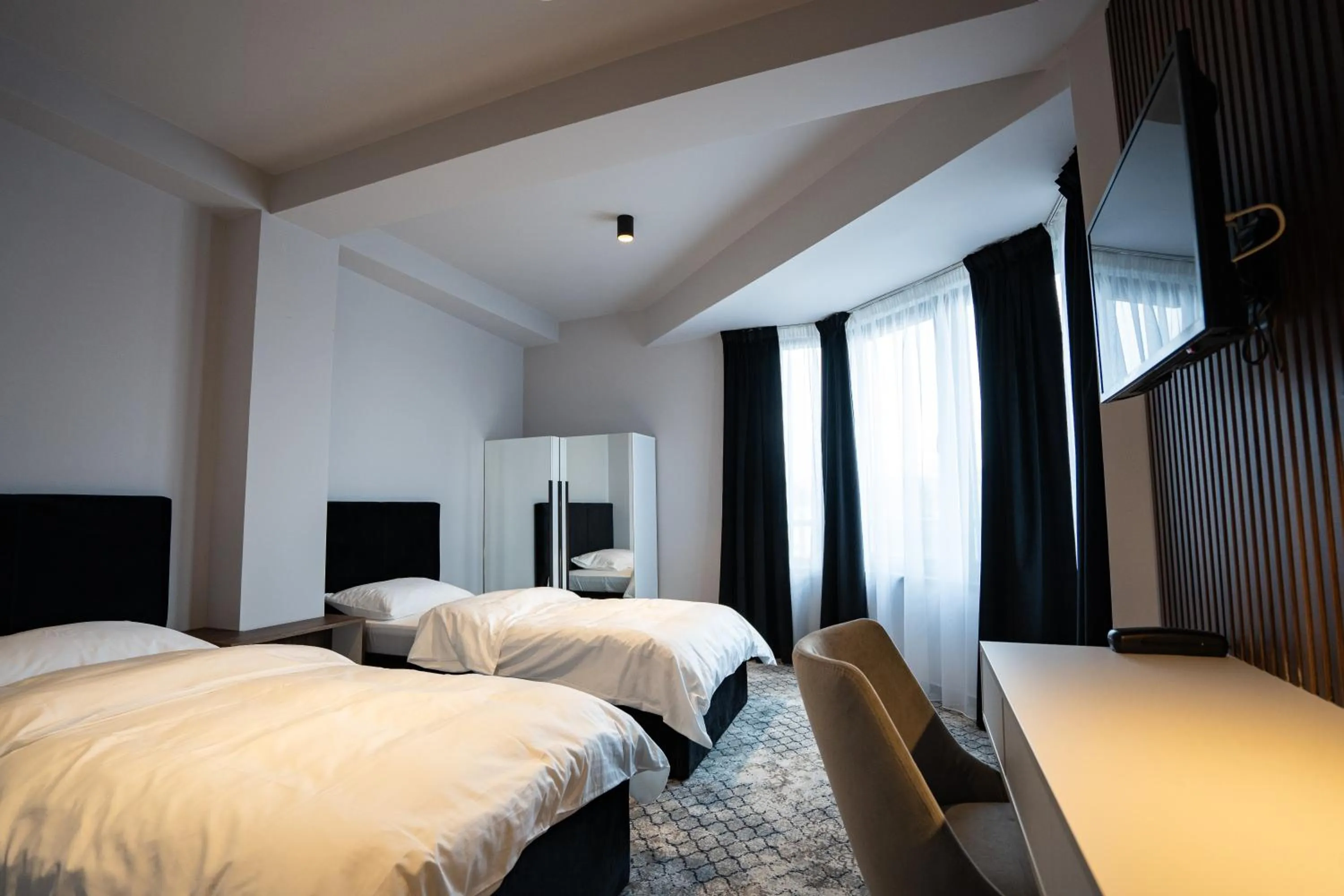 Bed in Hotel Cristal