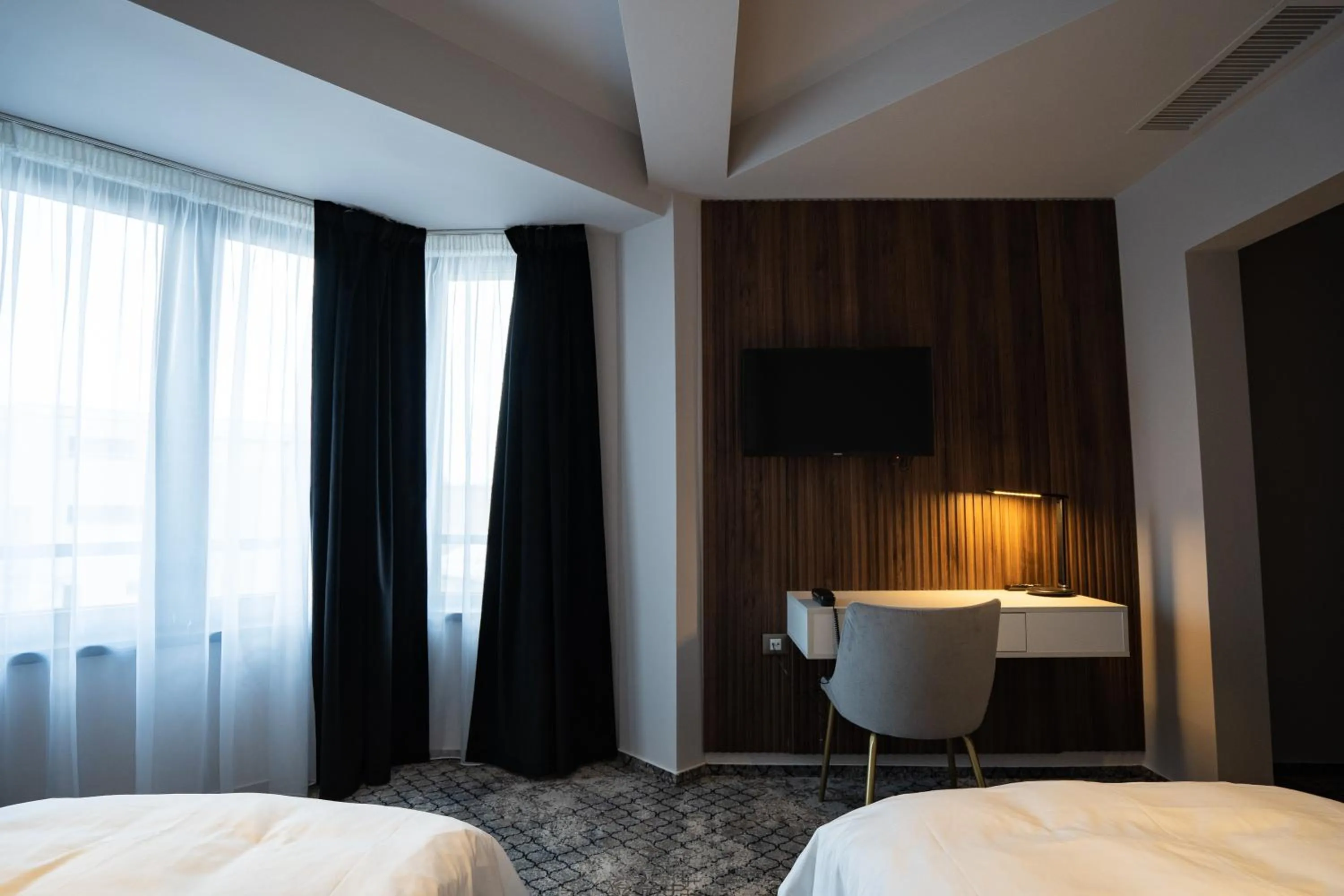 Bed in Hotel Cristal