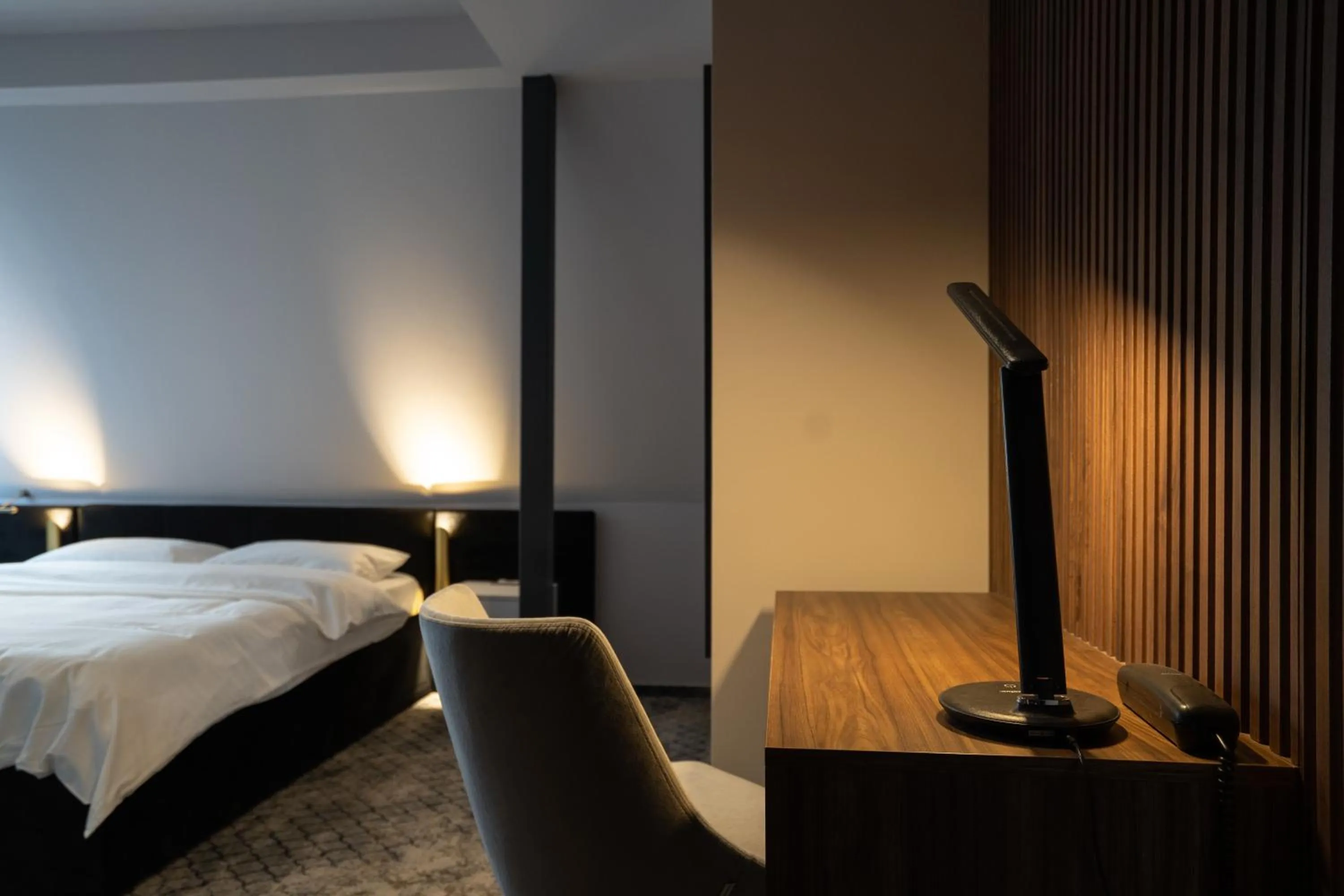 Bed in Hotel Cristal