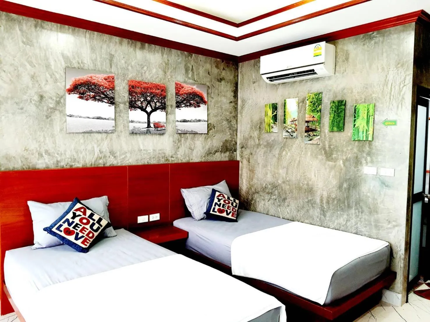 Bed in Areeya Phubeach Resort Coliving Coworking