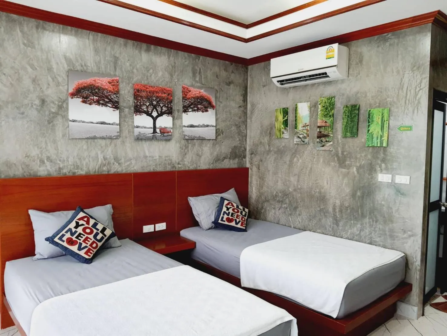 Bed in Areeya Phubeach Resort Coliving Coworking