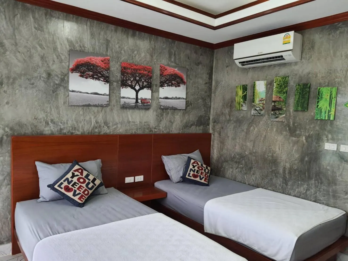 Bed in Areeya Phubeach Resort Coliving Coworking
