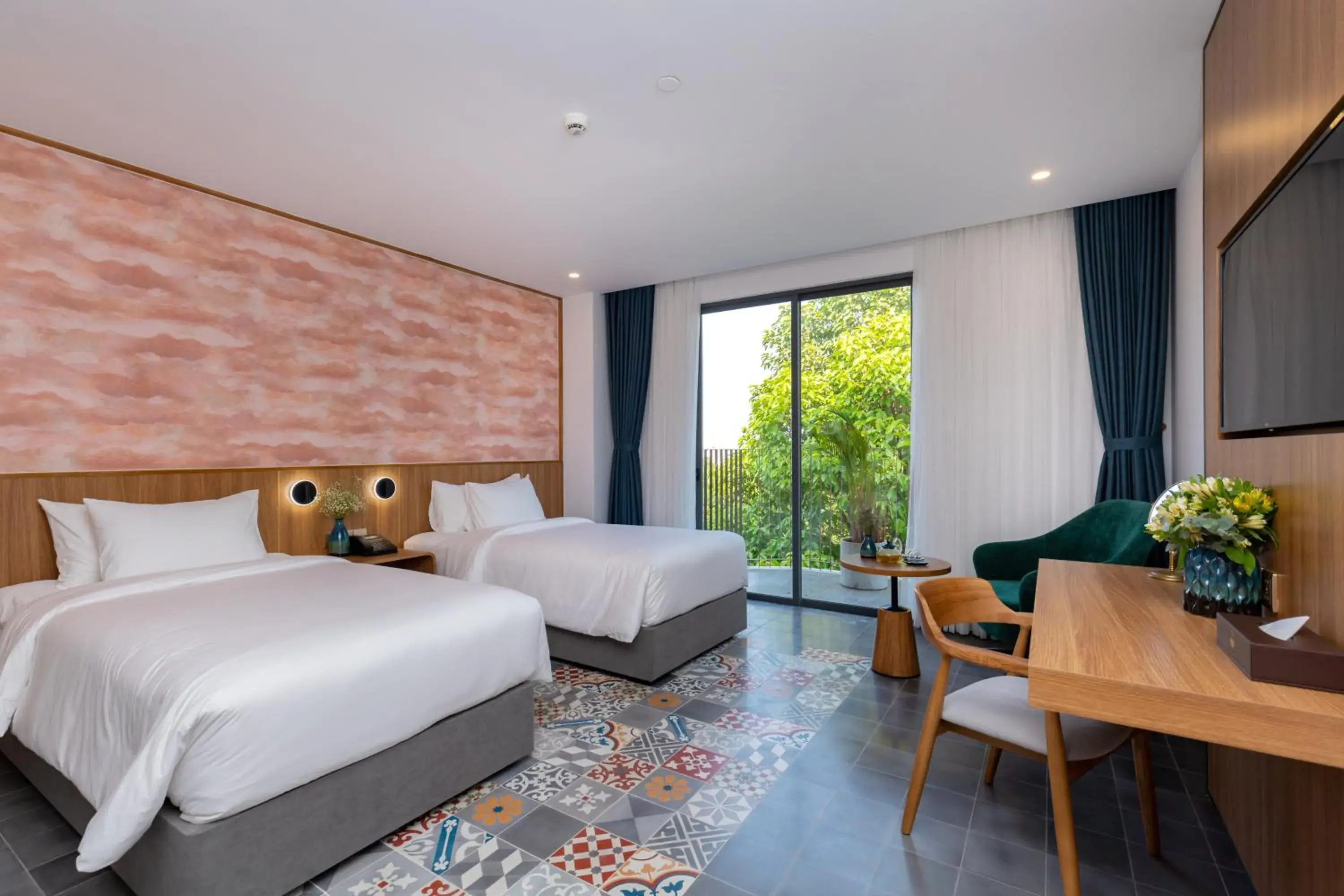 Twin Room with Balcony in Petro House Vung Tau - Block A Twin Room with Balcony in Petro House Vung Tau - Block A