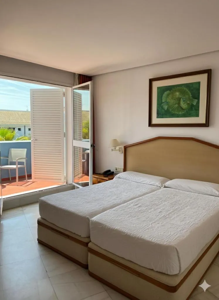 Bed in Del Mar Hotel & Spa