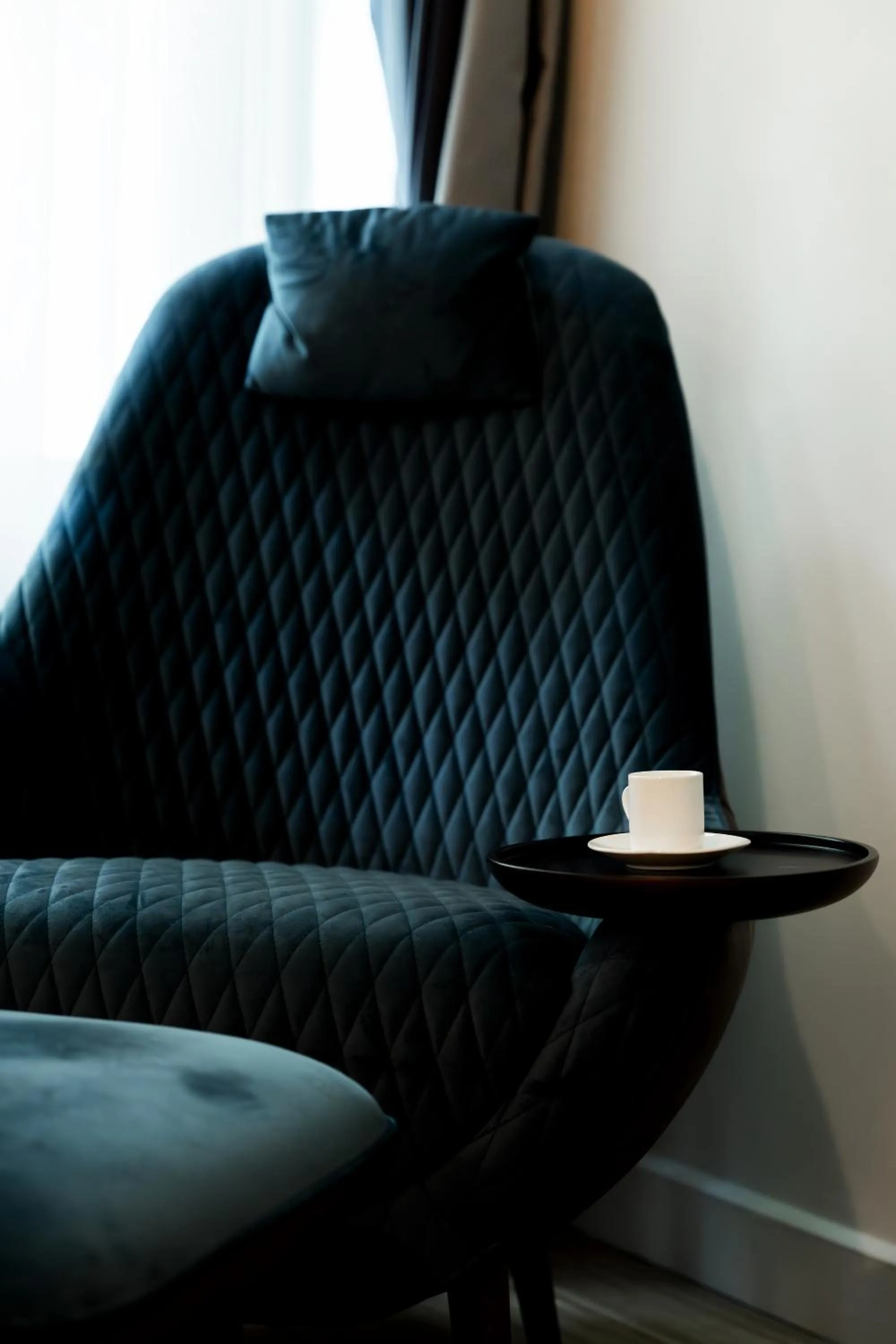 Seating area in DeCamondo Residence