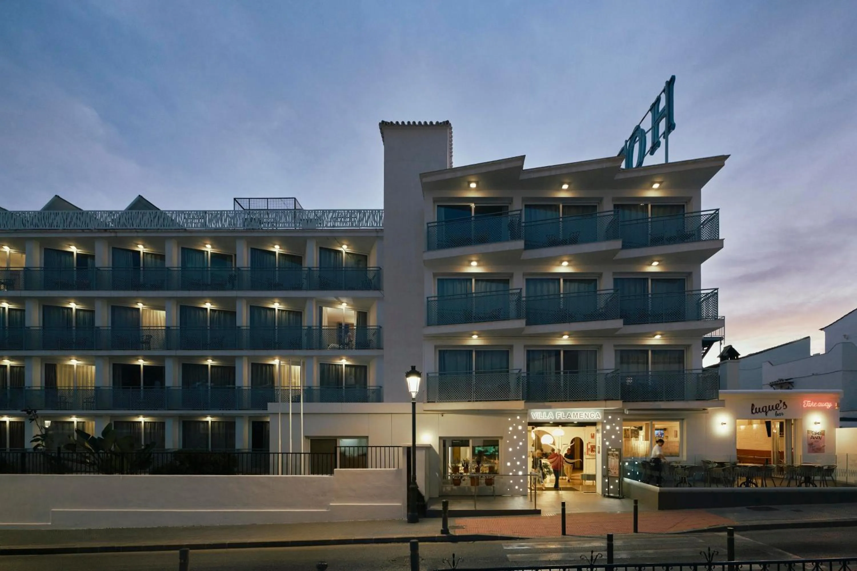 Facade/entrance in Beneste Villa Flamenca Hotel