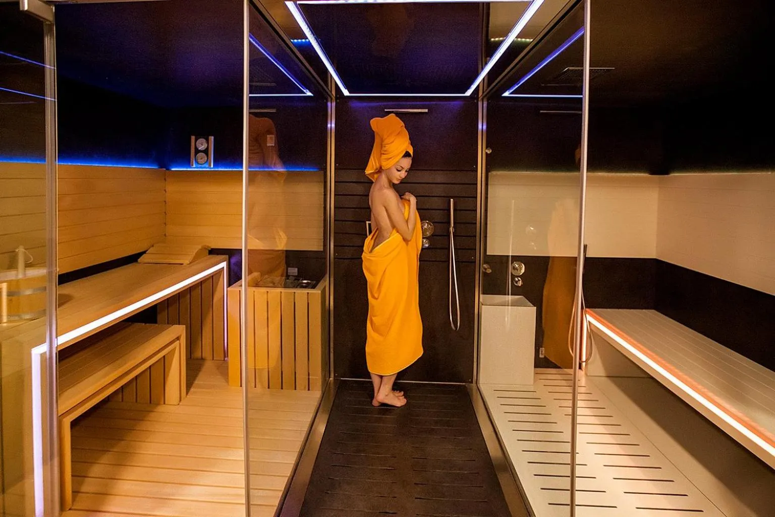 Sauna in Hotel Villa Flamenca