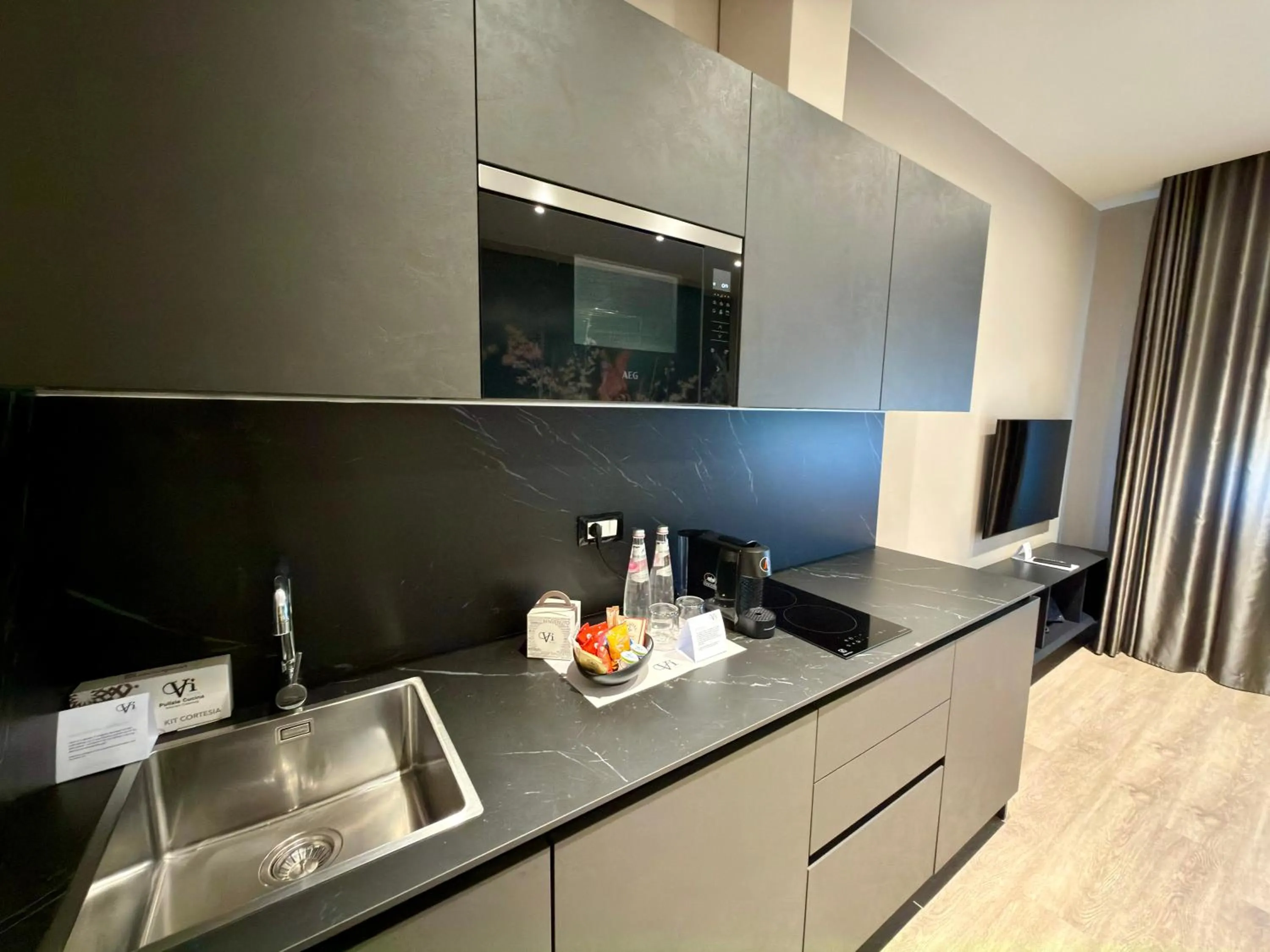 Kitchen or kitchenette in Vi Suites