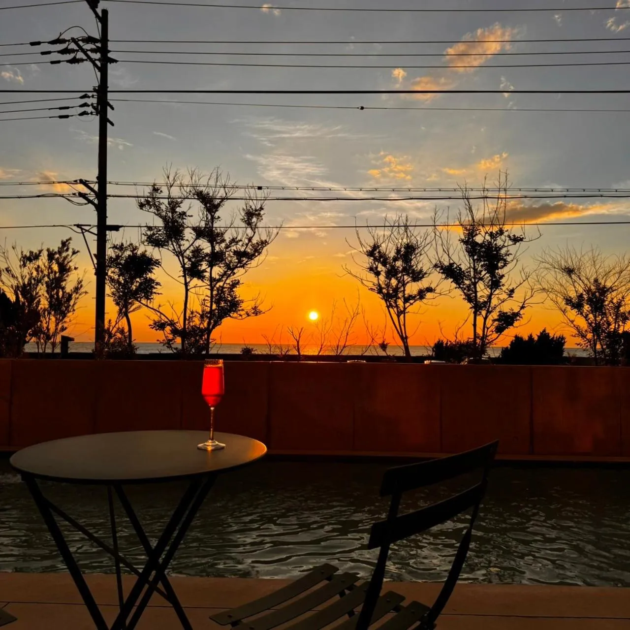 Sunset in KAMOME SLOW HOTEL the COMPACT