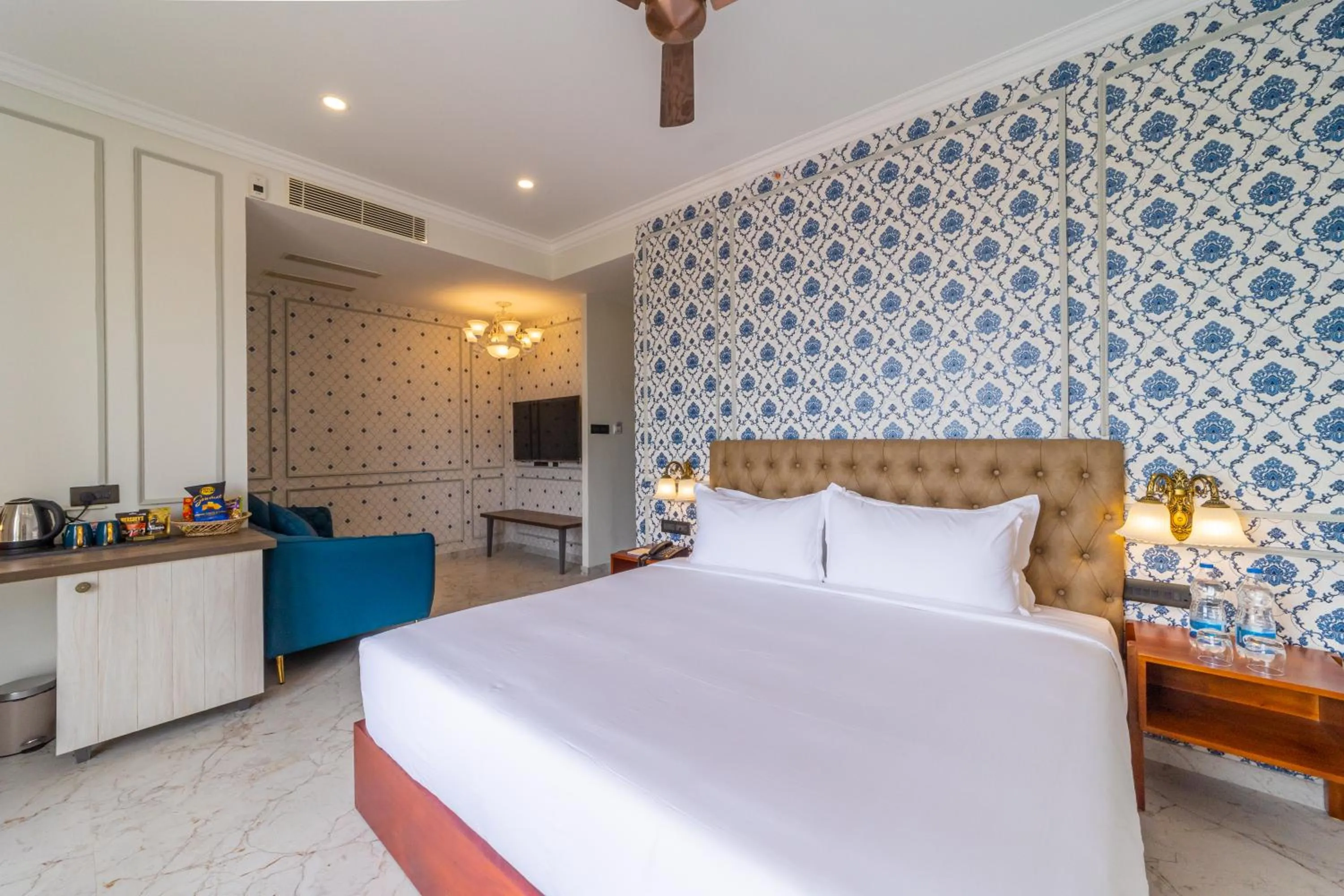 Bedroom, Bed in De Fleur Hotel