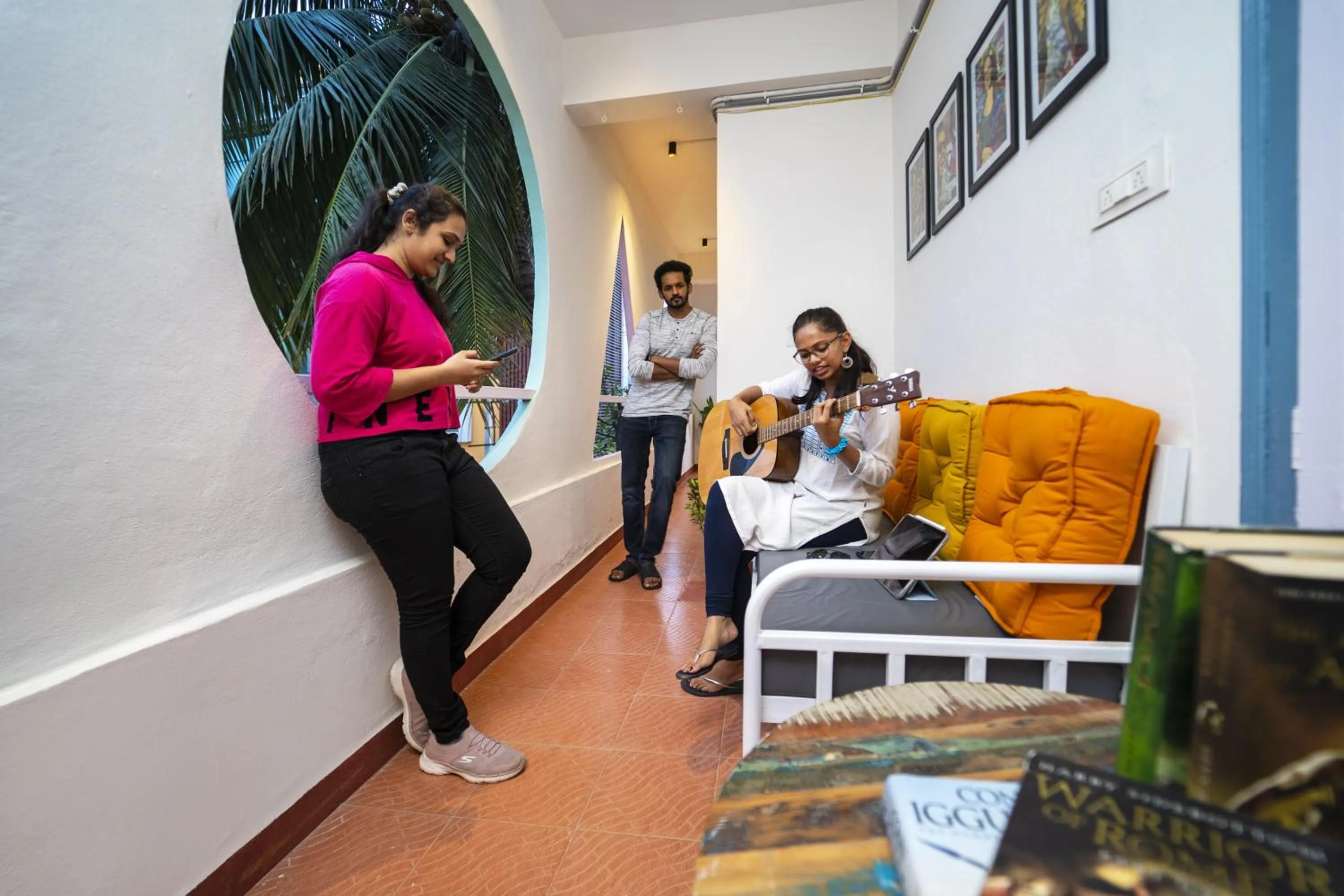 People in Zostel Hyderabad