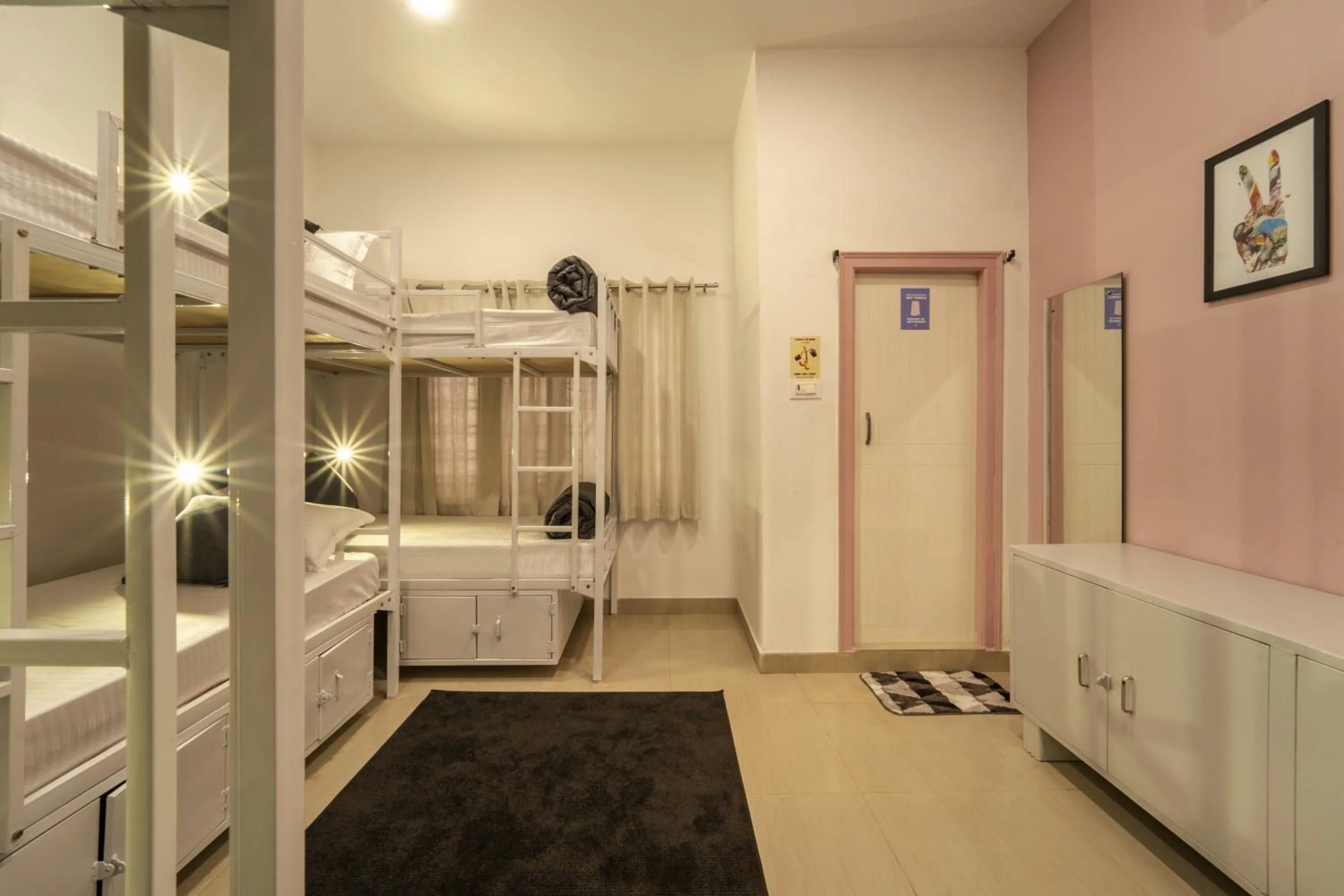 Photo of the whole room, Bed in Zostel Hyderabad