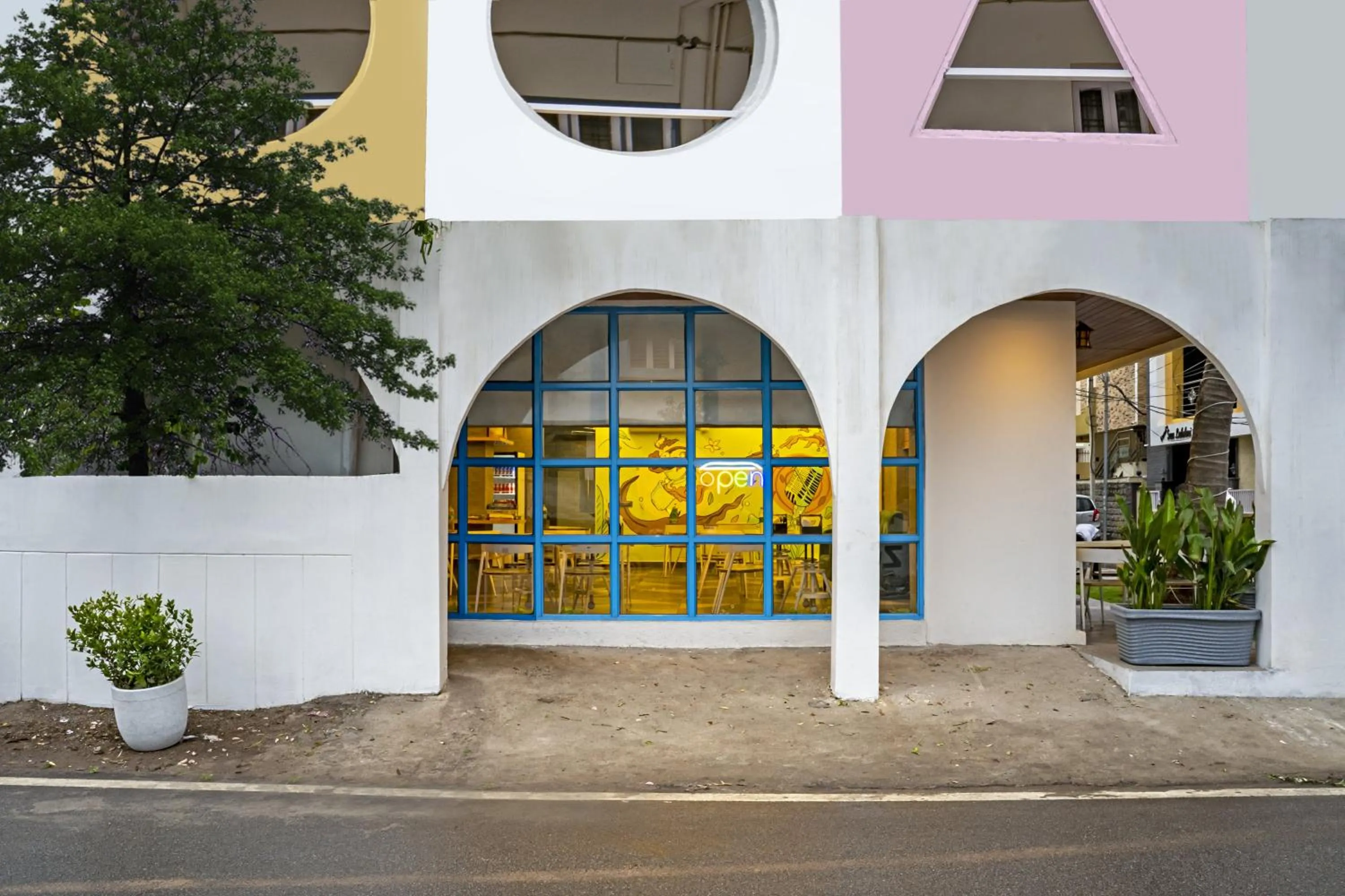 Property building in Zostel Hyderabad