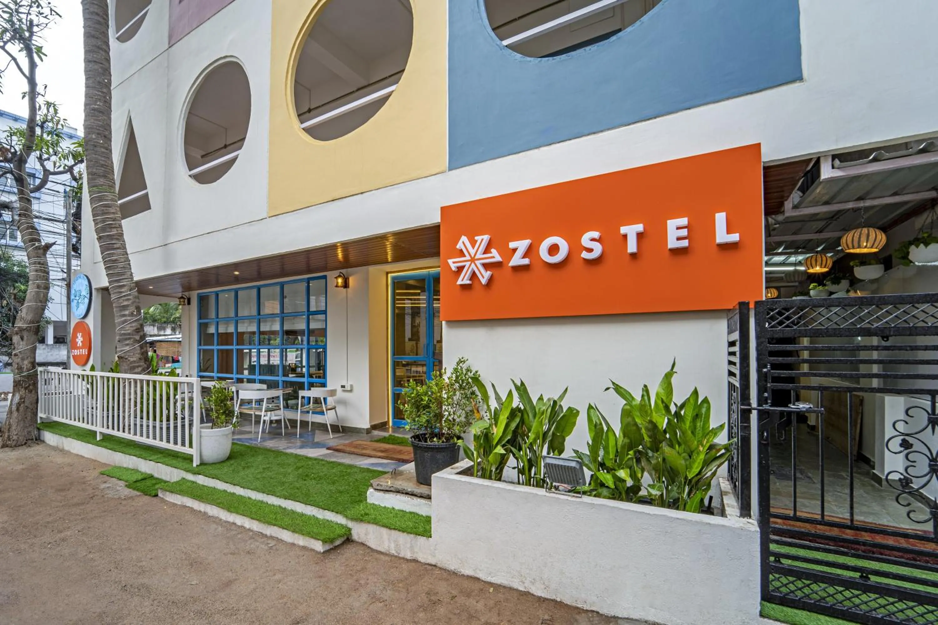 Property building in Zostel Hyderabad