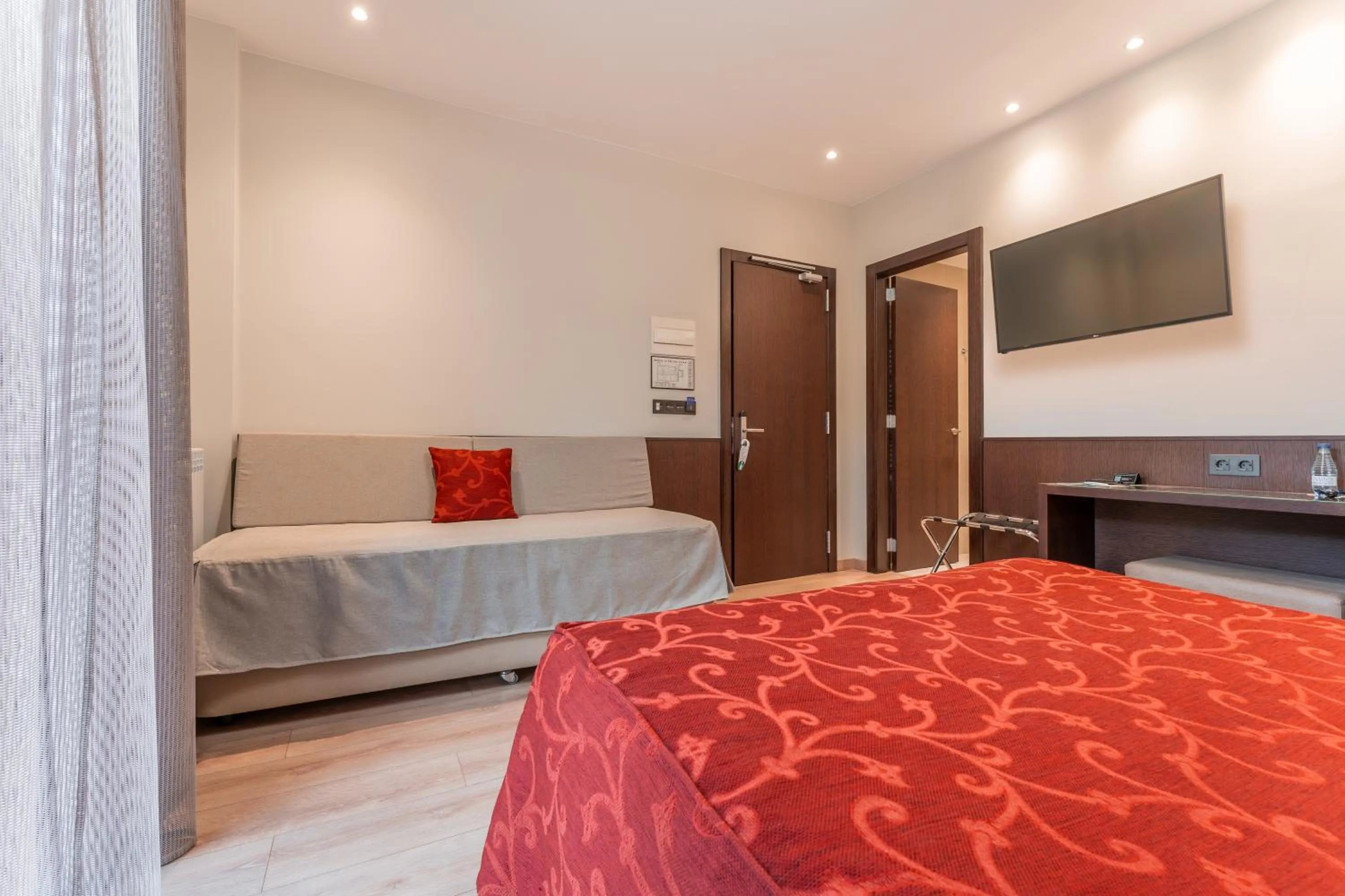 TV and multimedia, Bed in Hotel de La Trucha