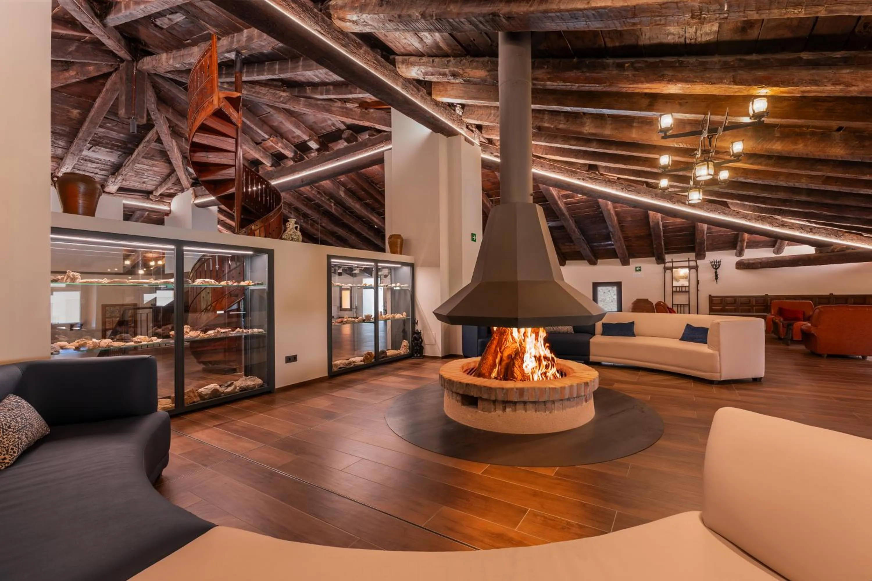 Living room in Hotel de La Trucha