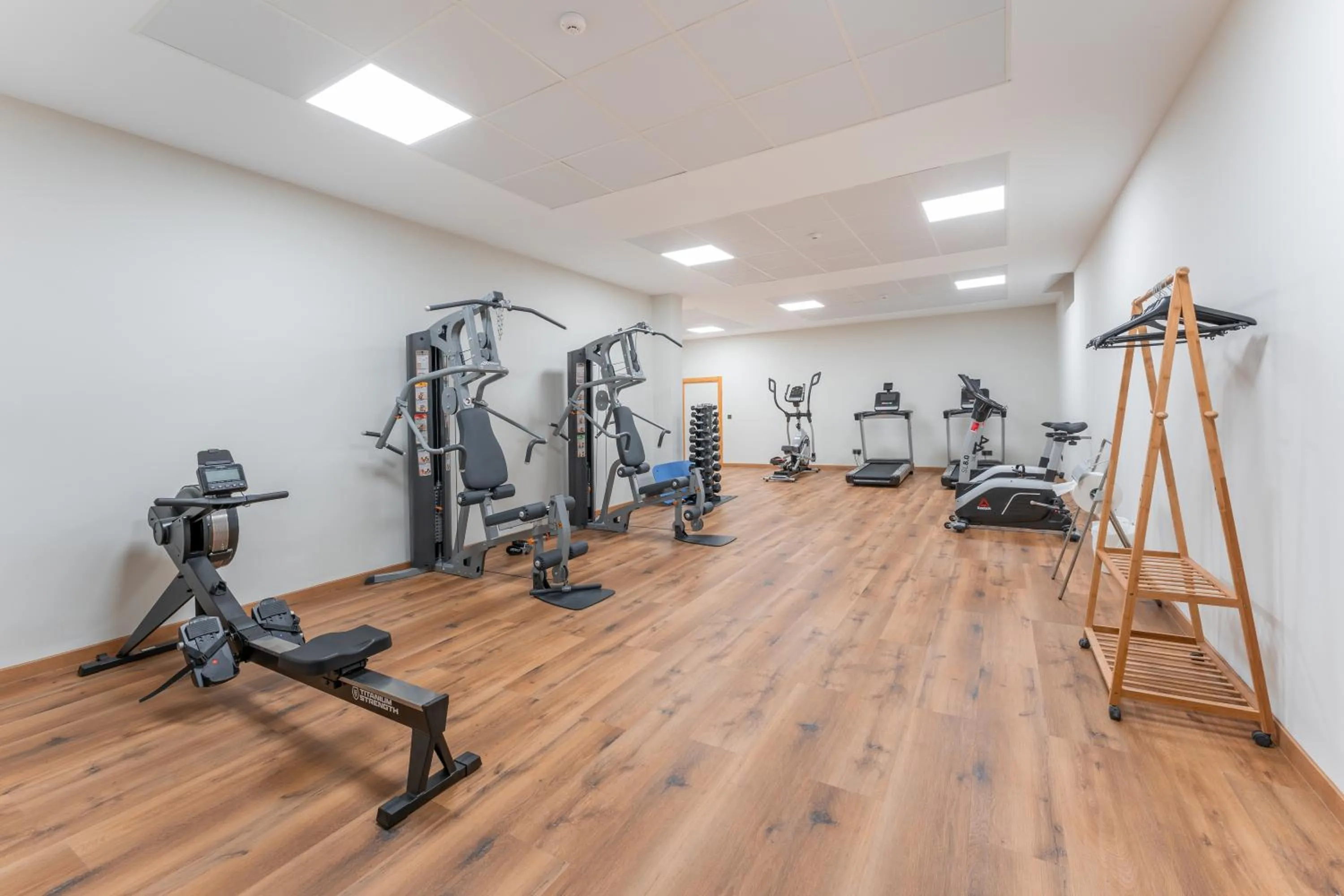 Fitness centre/facilities in Hotel de La Trucha