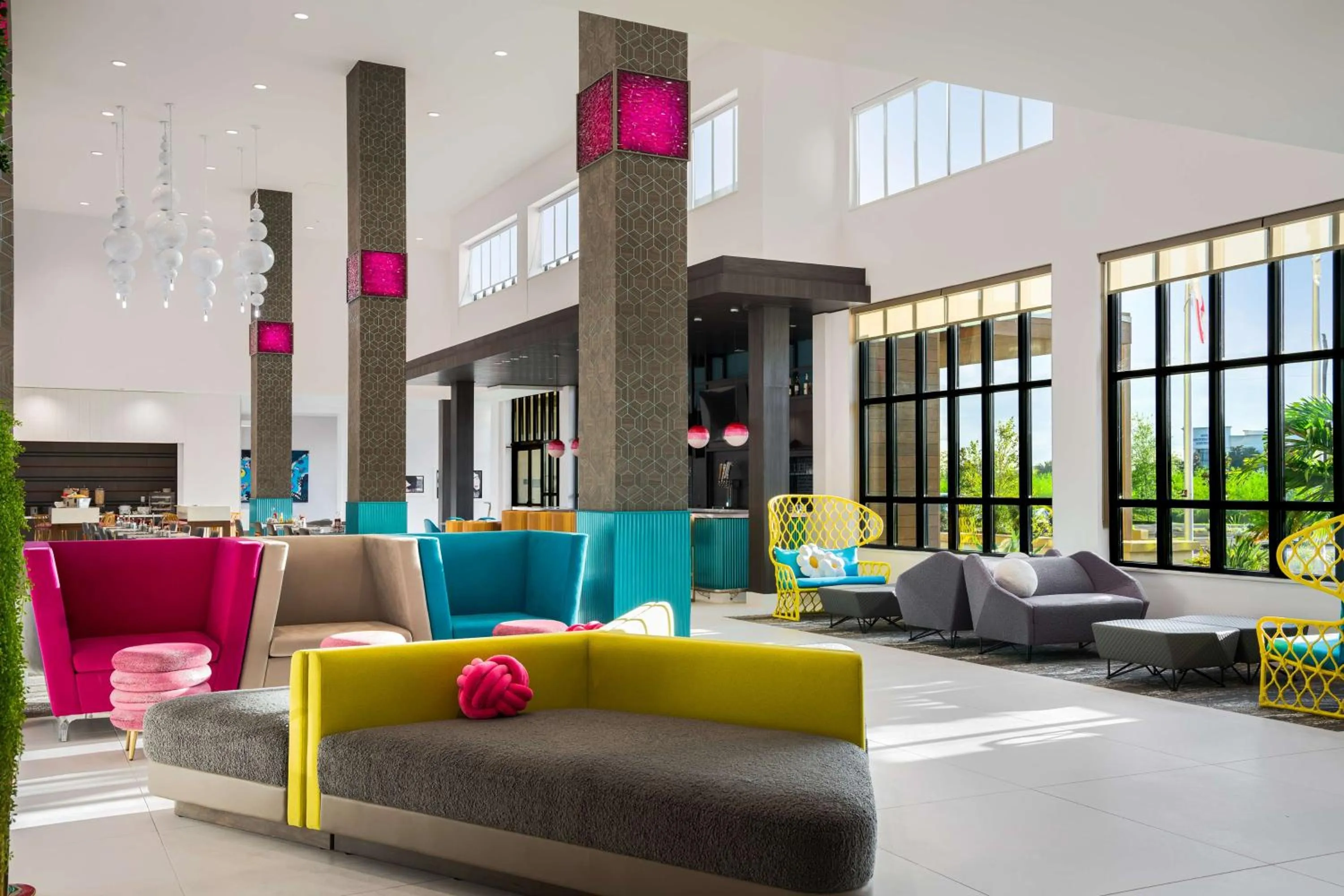 Lobby or reception in Hilton Garden Inn Orlando I-4 Millenia Blvd Mall