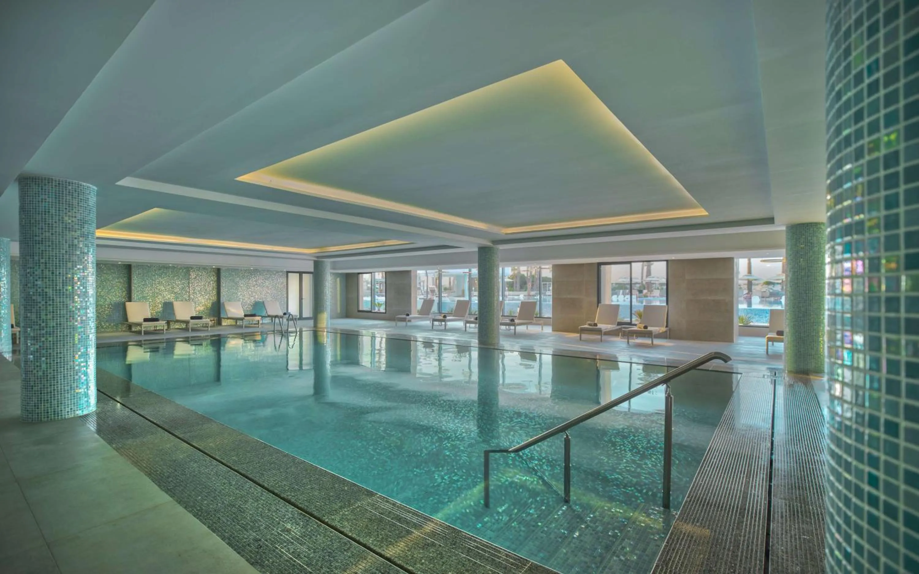 Pool view in Hilton Skanes Monastir Beach Resort