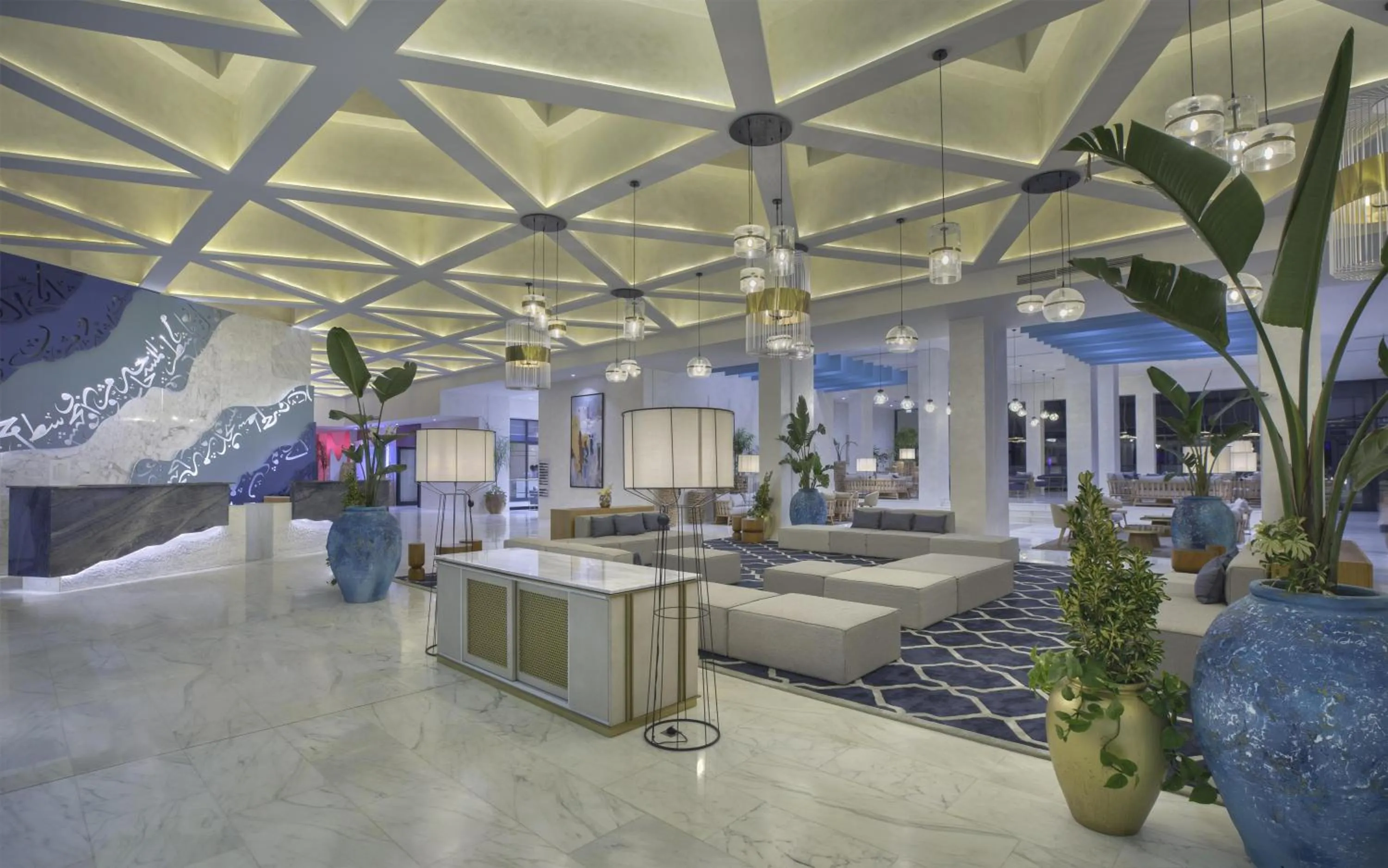 Lobby or reception in Hilton Skanes Monastir Beach Resort