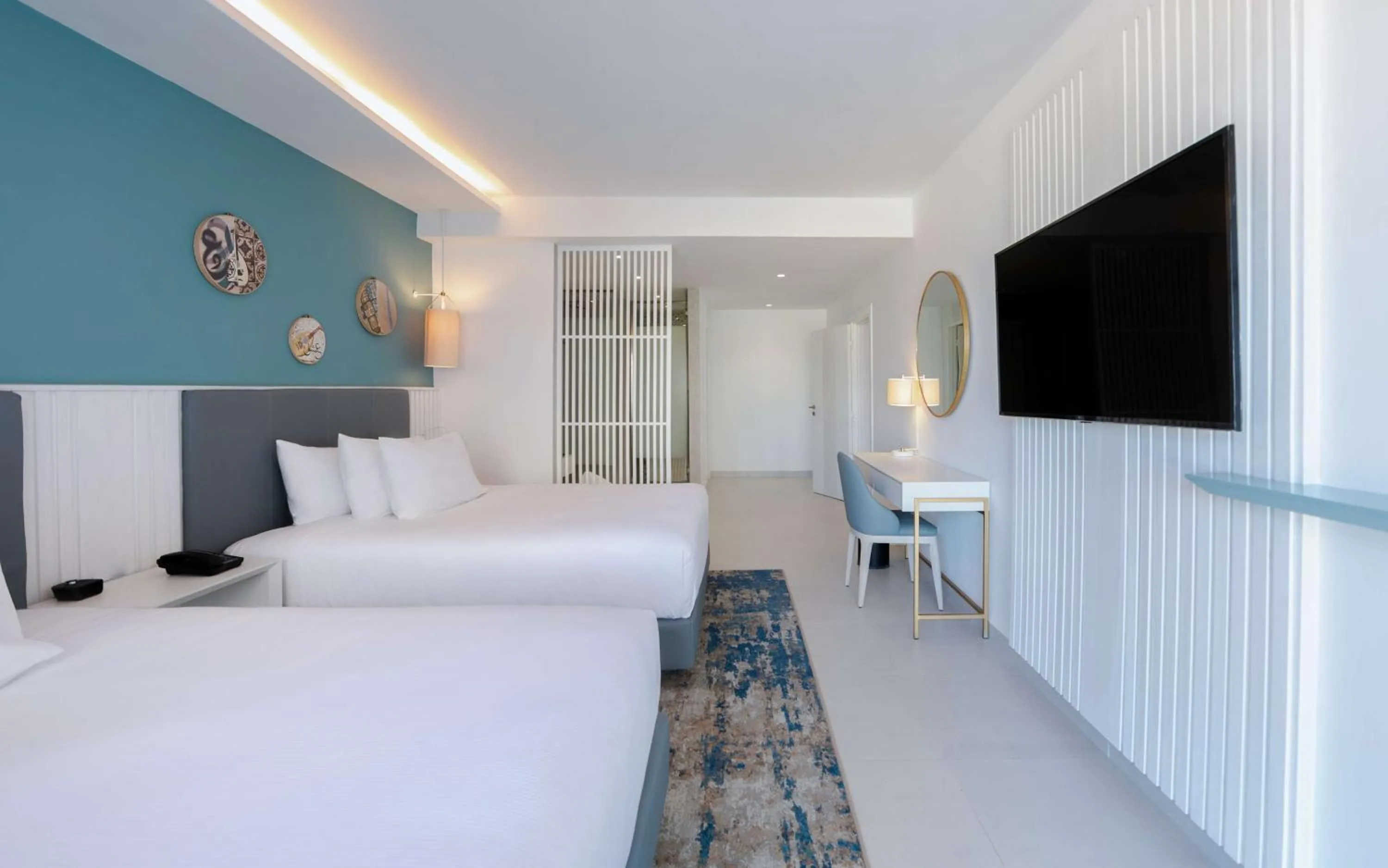 Bedroom, Bed in Hilton Skanes Monastir Beach Resort