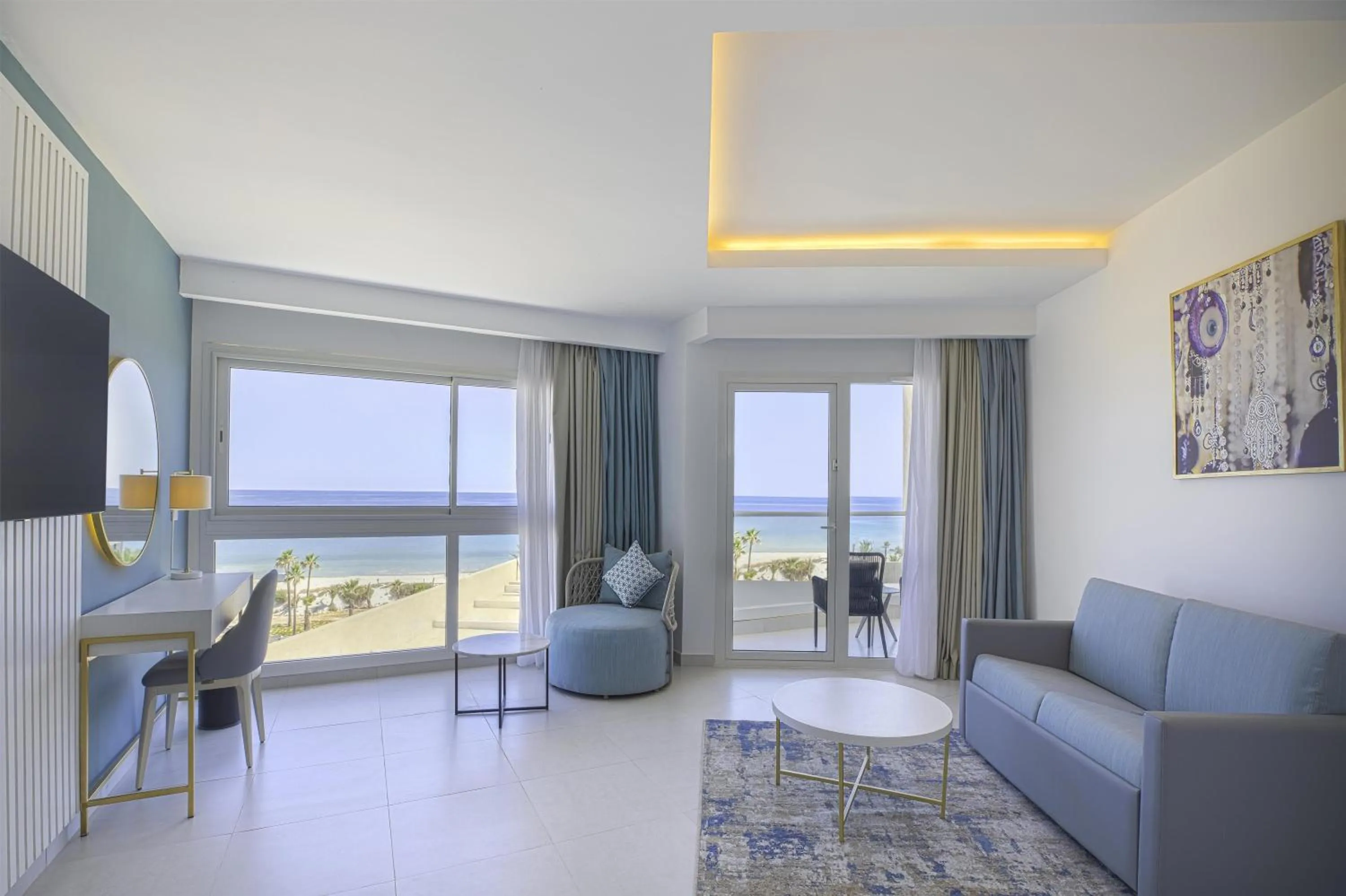 Living room in Hilton Skanes Monastir Beach Resort