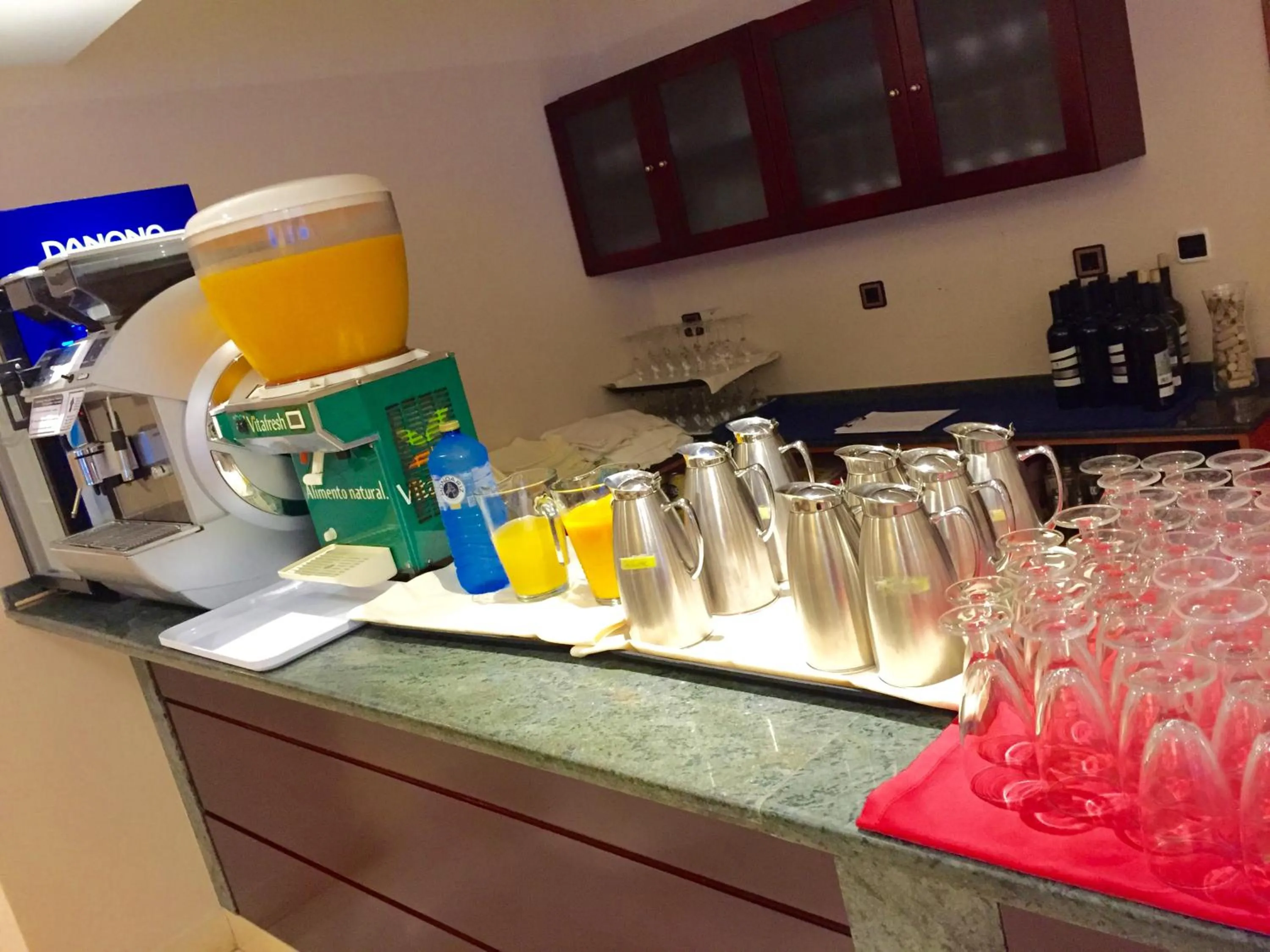 Buffet breakfast in Hotel Spa Nanin Playa