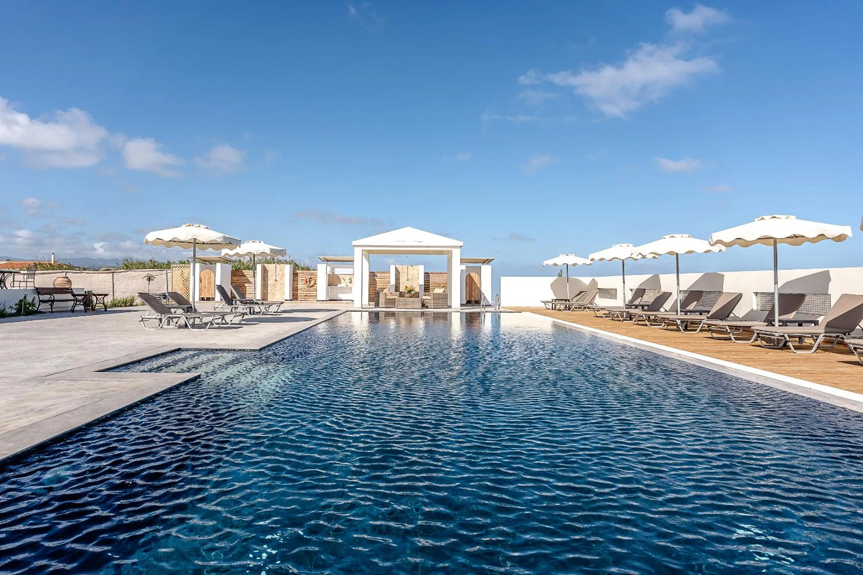 Swimming pool in Viva Tourismo Resort (naturist club)