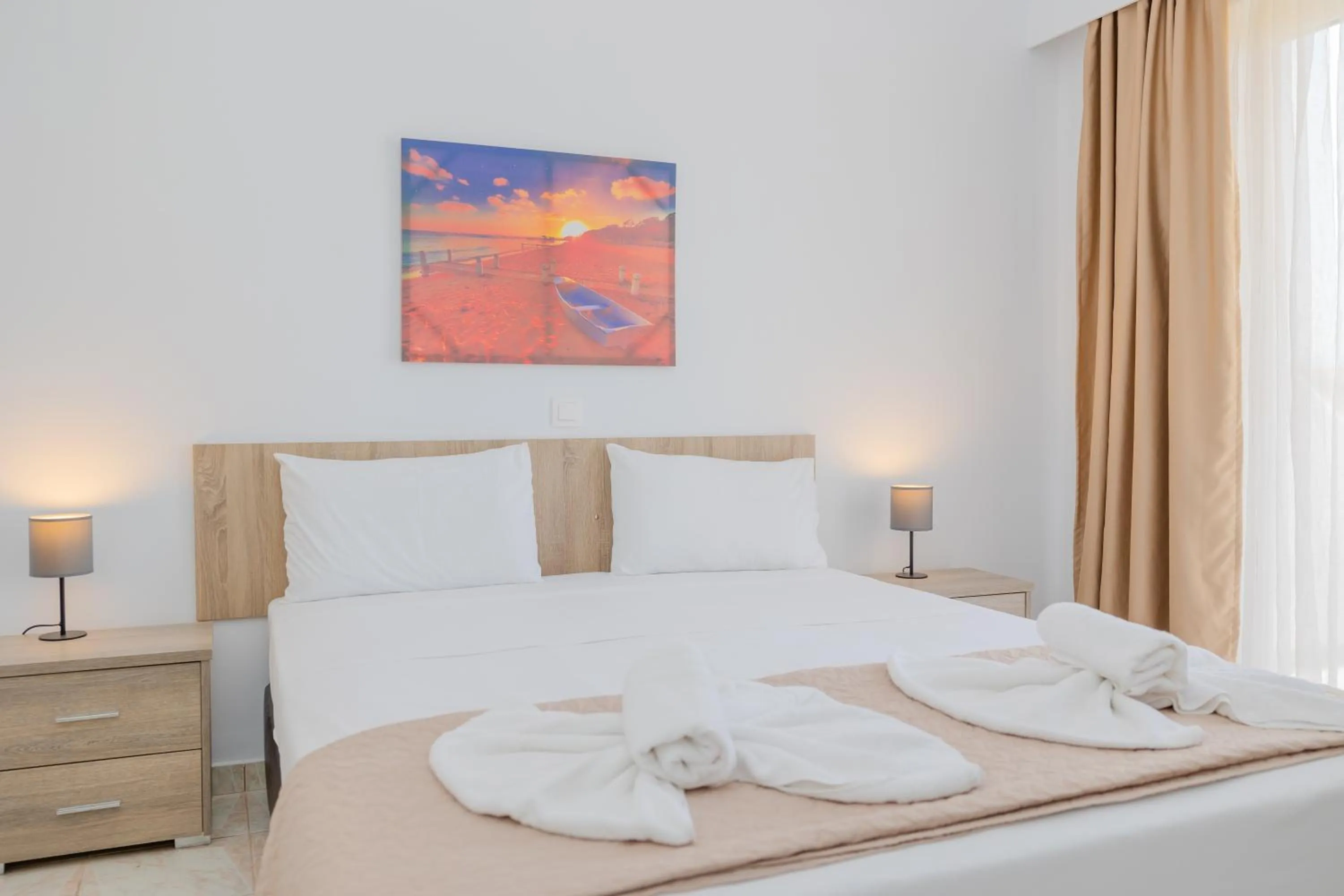 Bedroom, Bed in Viva Tourismo Resort (naturist club)