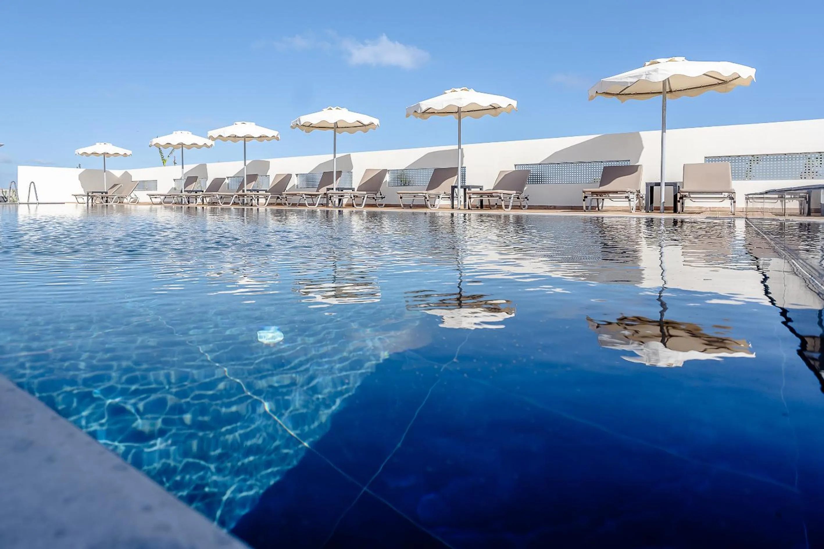 Swimming pool in Viva Tourismo Resort (naturist club)