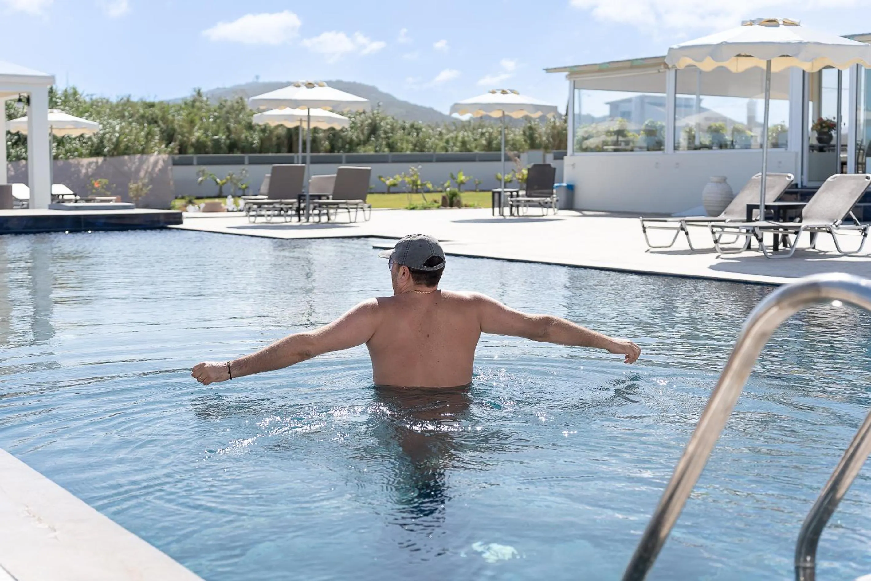 Swimming pool in Viva Tourismo Resort (naturist club)