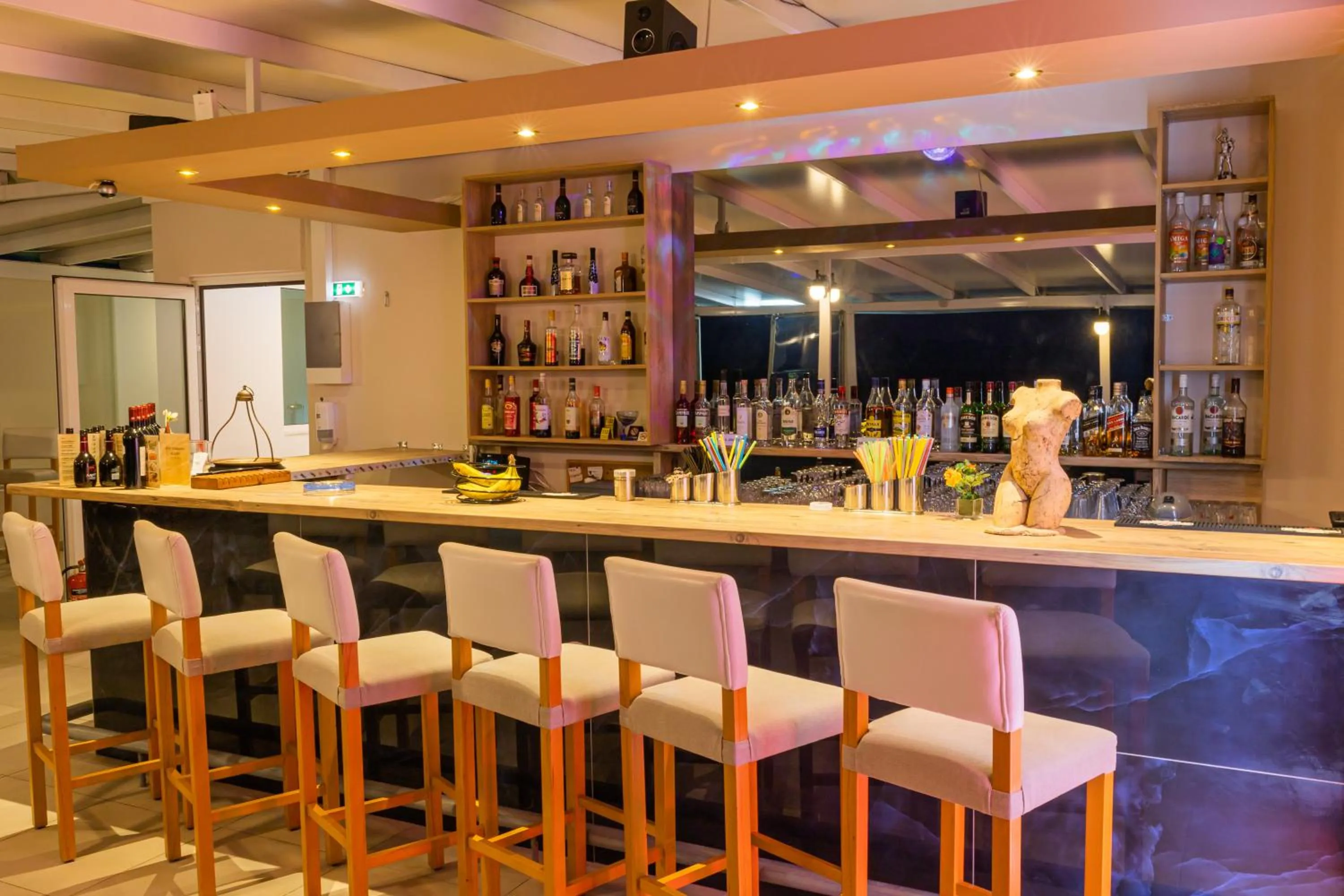 Drinks in Viva Tourismo Resort (naturist club)