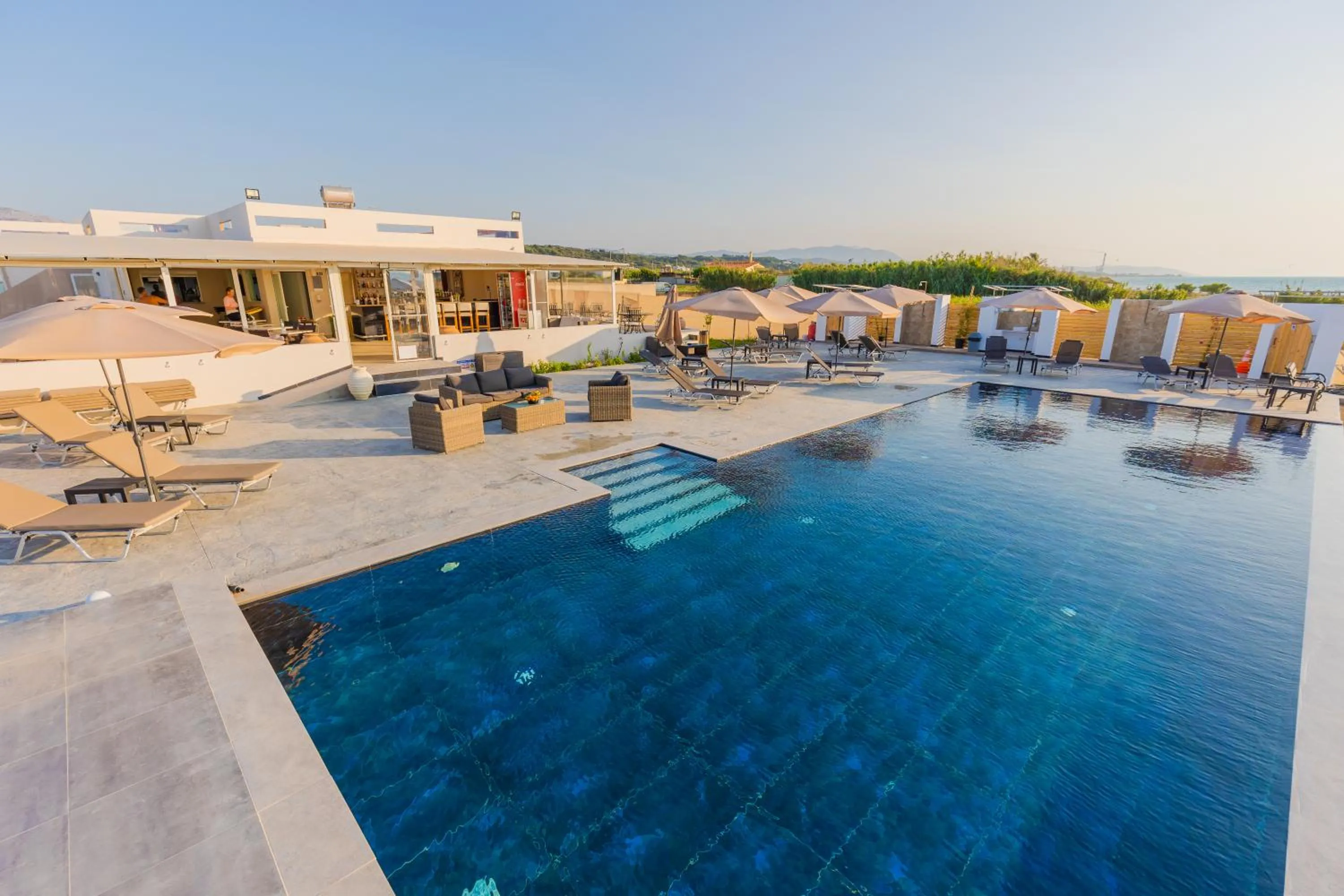 Pool view in Viva Tourismo Resort (naturist club)