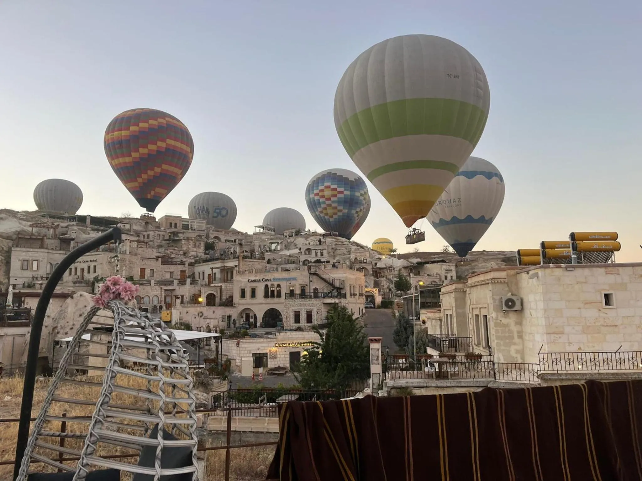 Balcony/Terrace in Atax Cave House