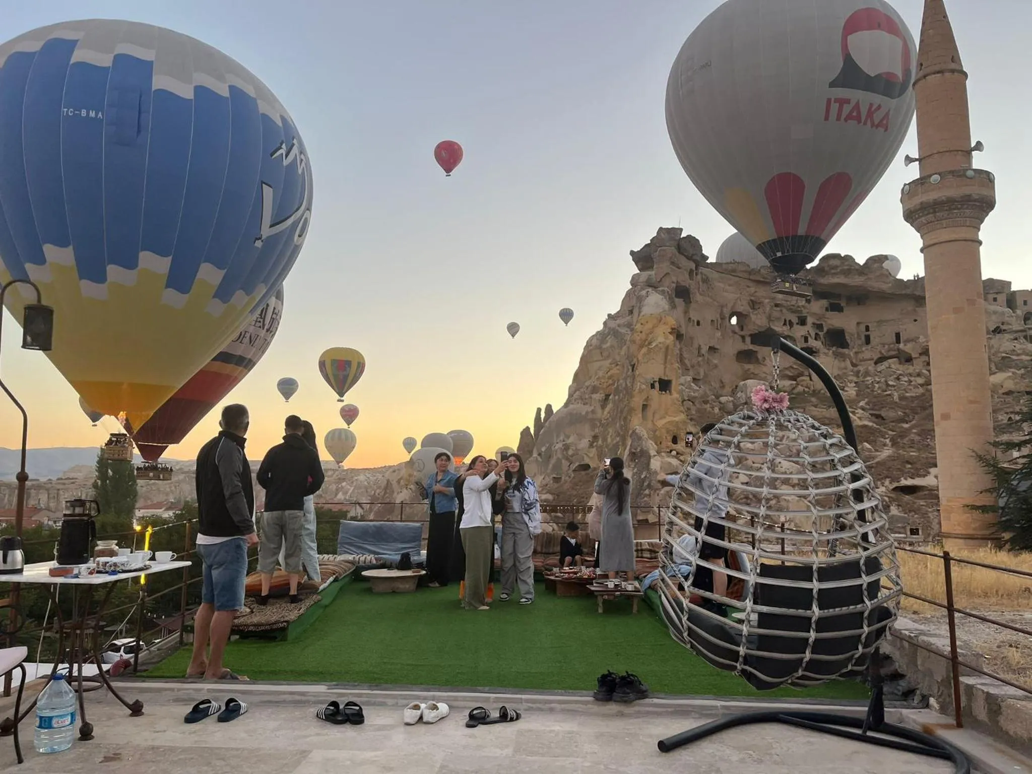 Balcony/Terrace in Atax Cave House