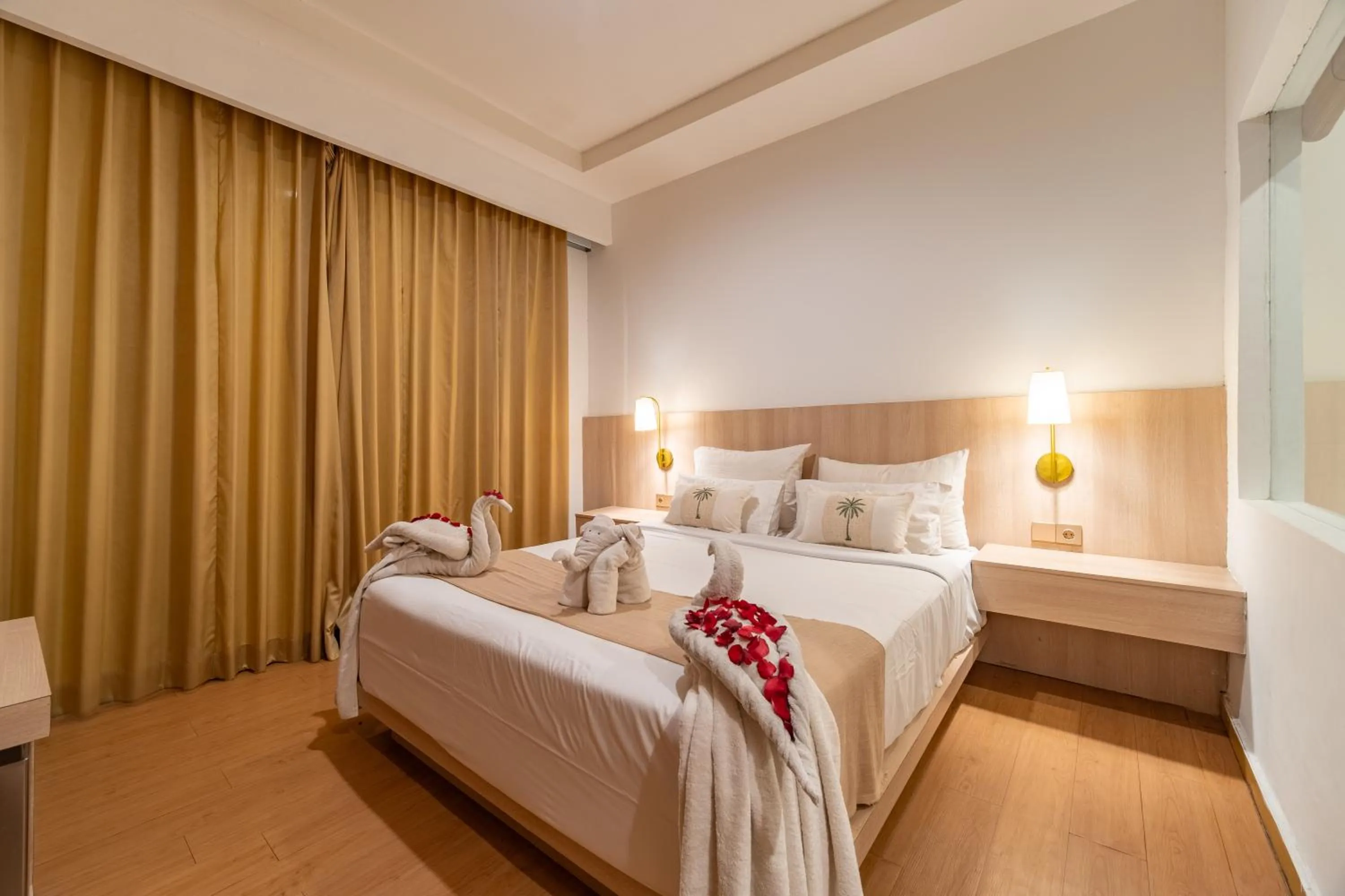 Bed in The Hita Apartement