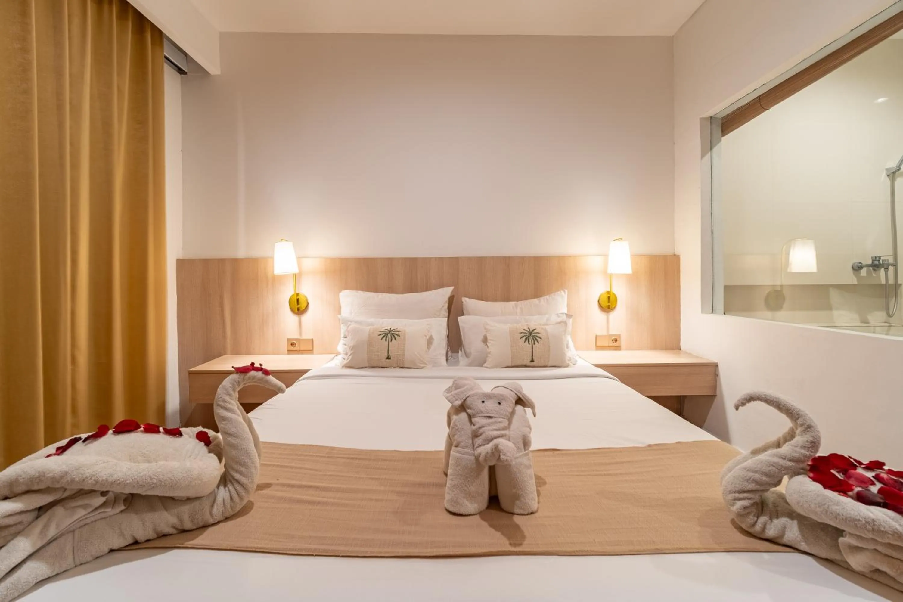 Bedroom, Bed in The Hita Apartement