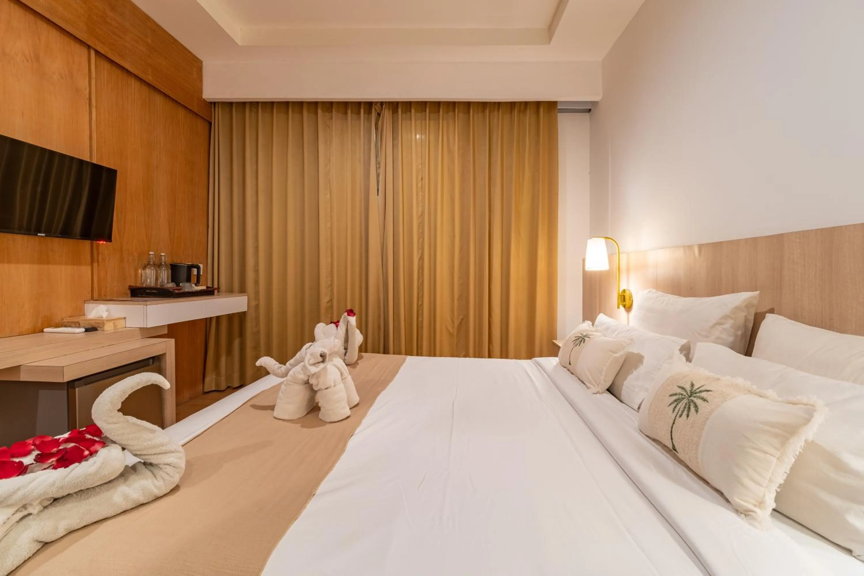 Bed in The Hita Apartement